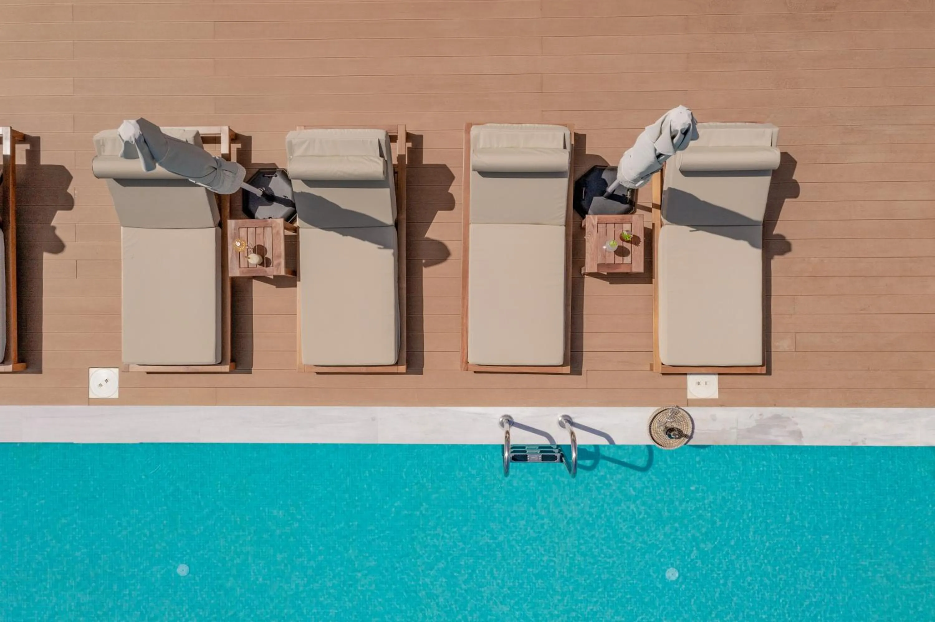 Pool view in Georgioupolis Suites & Aqua Park