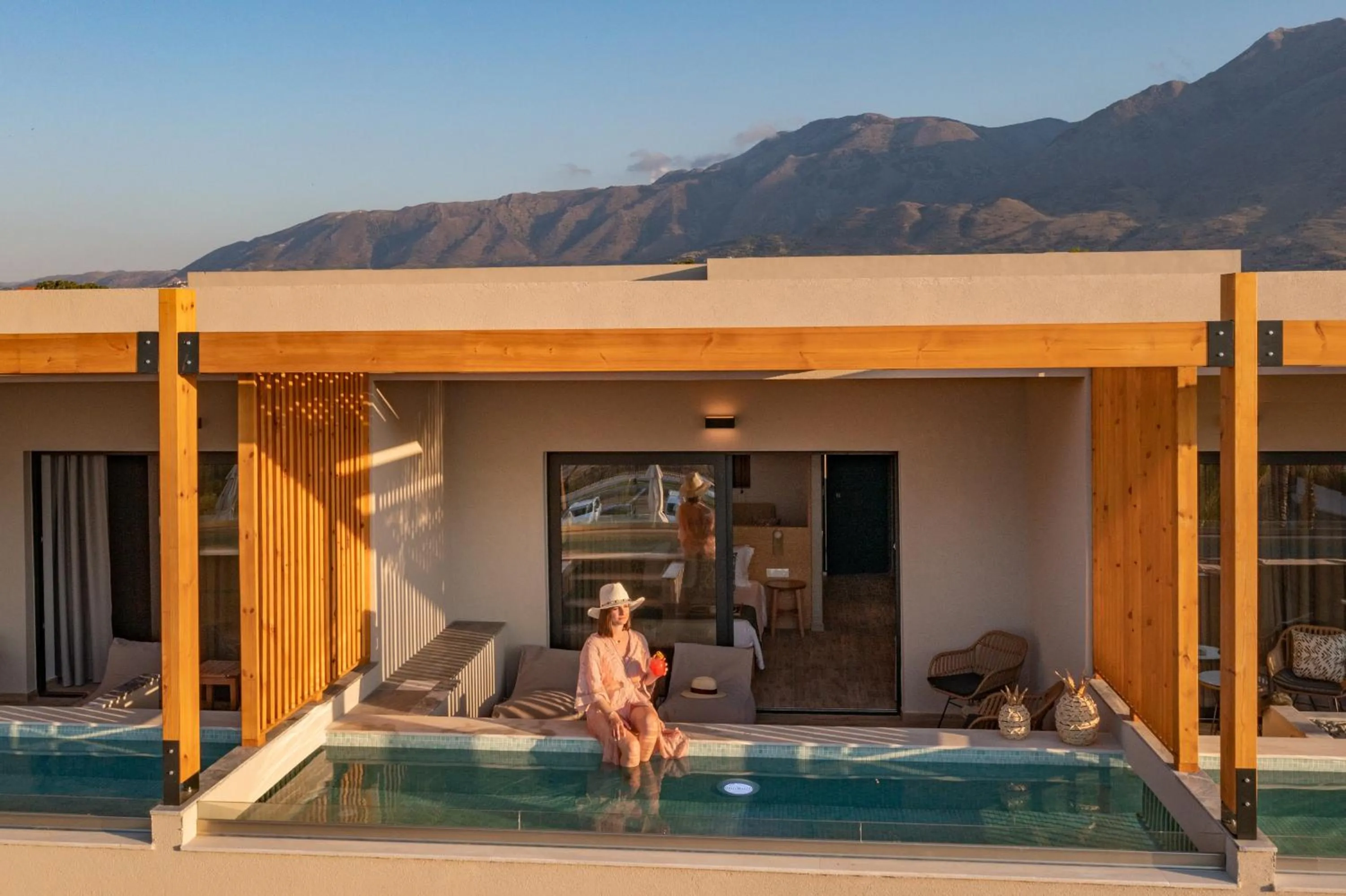 Swimming pool in Georgioupolis Suites & Aqua Park