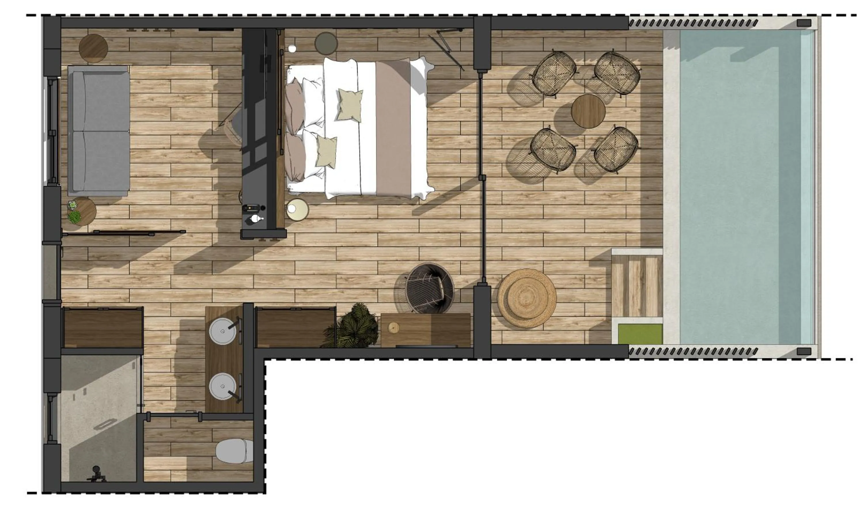 Photo of the whole room in Georgioupolis Suites & Aqua Park