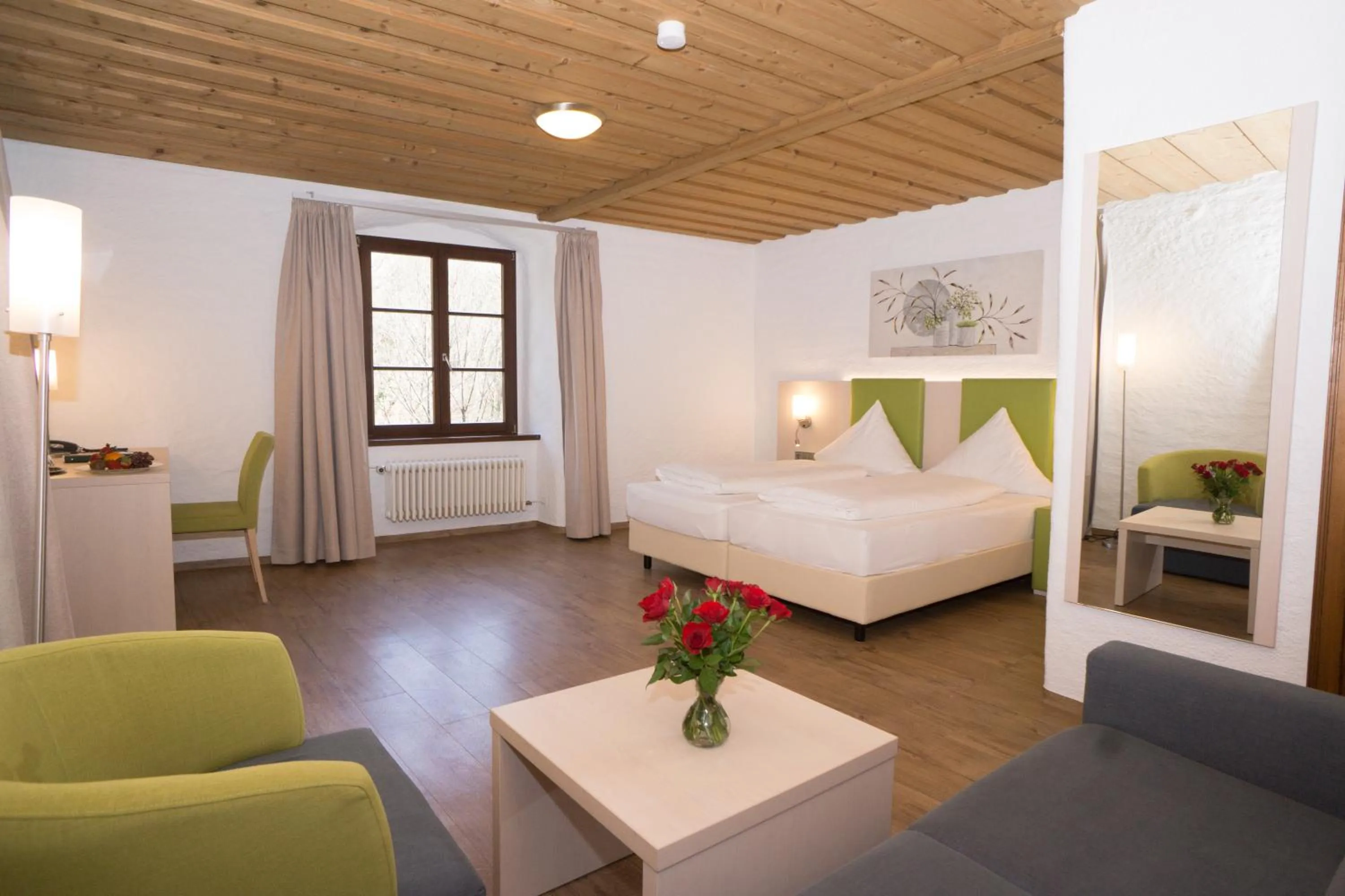 Photo of the whole room, Bed in Hotel-Restaurant Bibermühle GmbH
