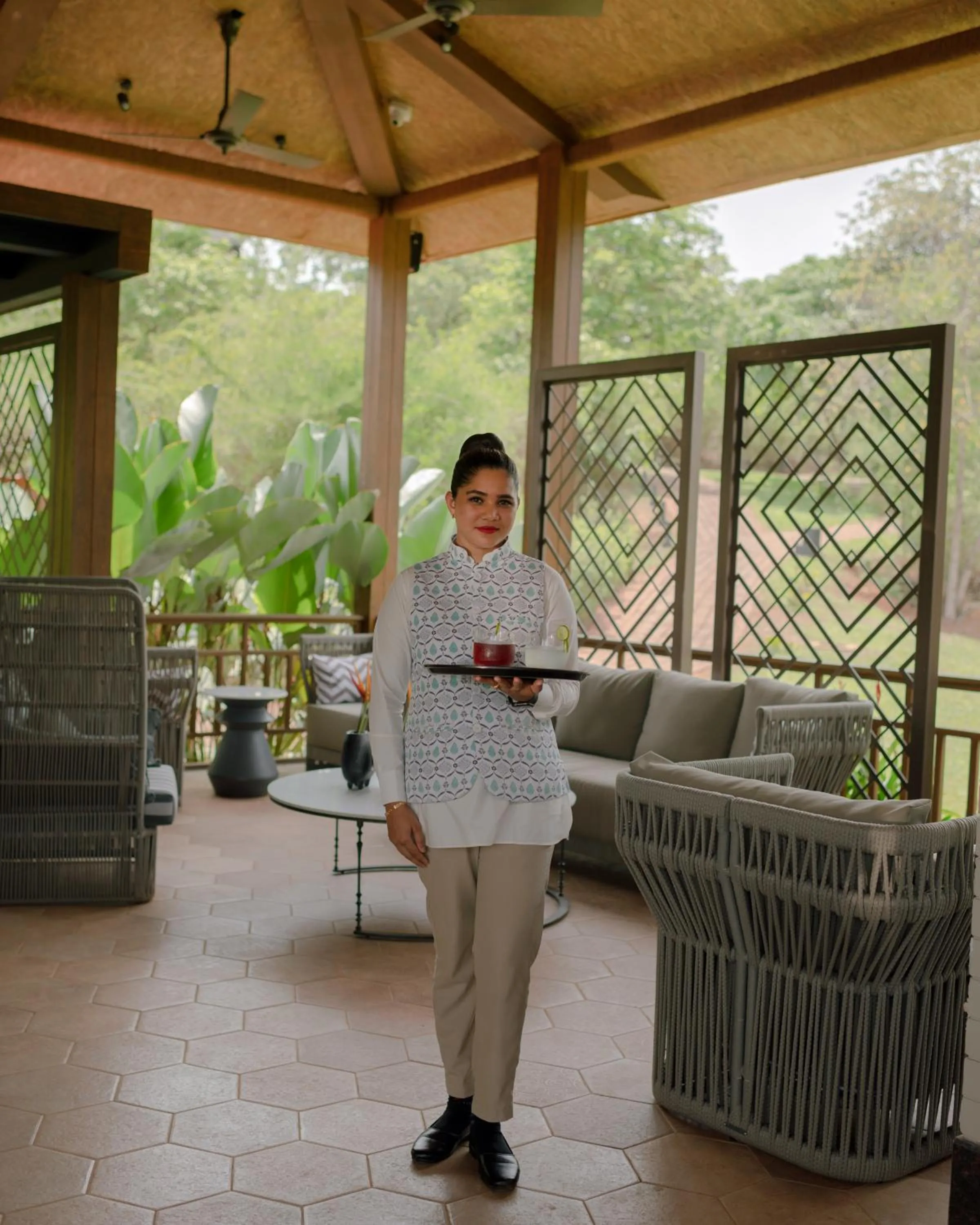 Restaurant/places to eat in The Postcard Hideaway, Netravali Wildlife Sanctuary, Goa