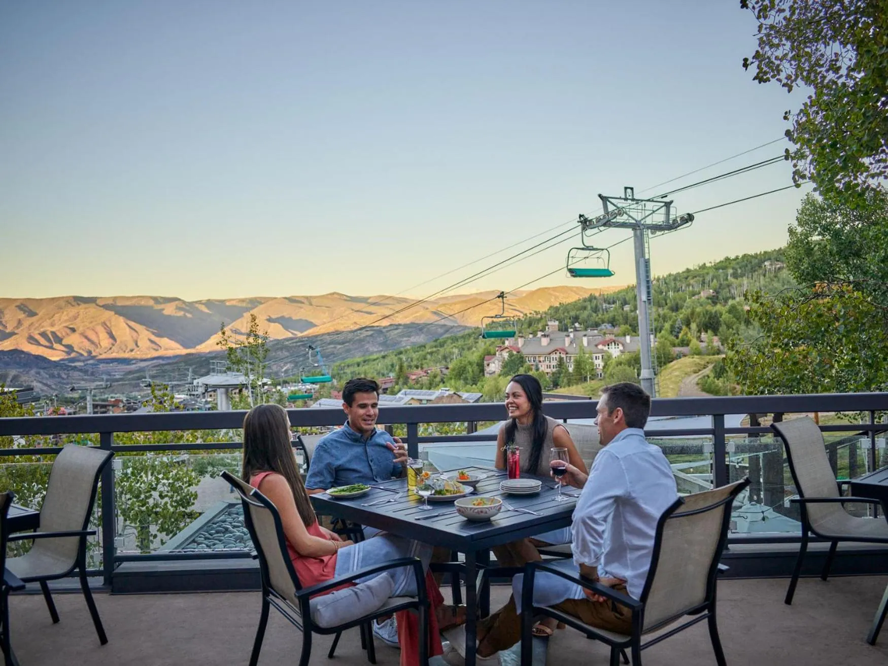 Patio in Viewline Resort Snowmass, Autograph Collection