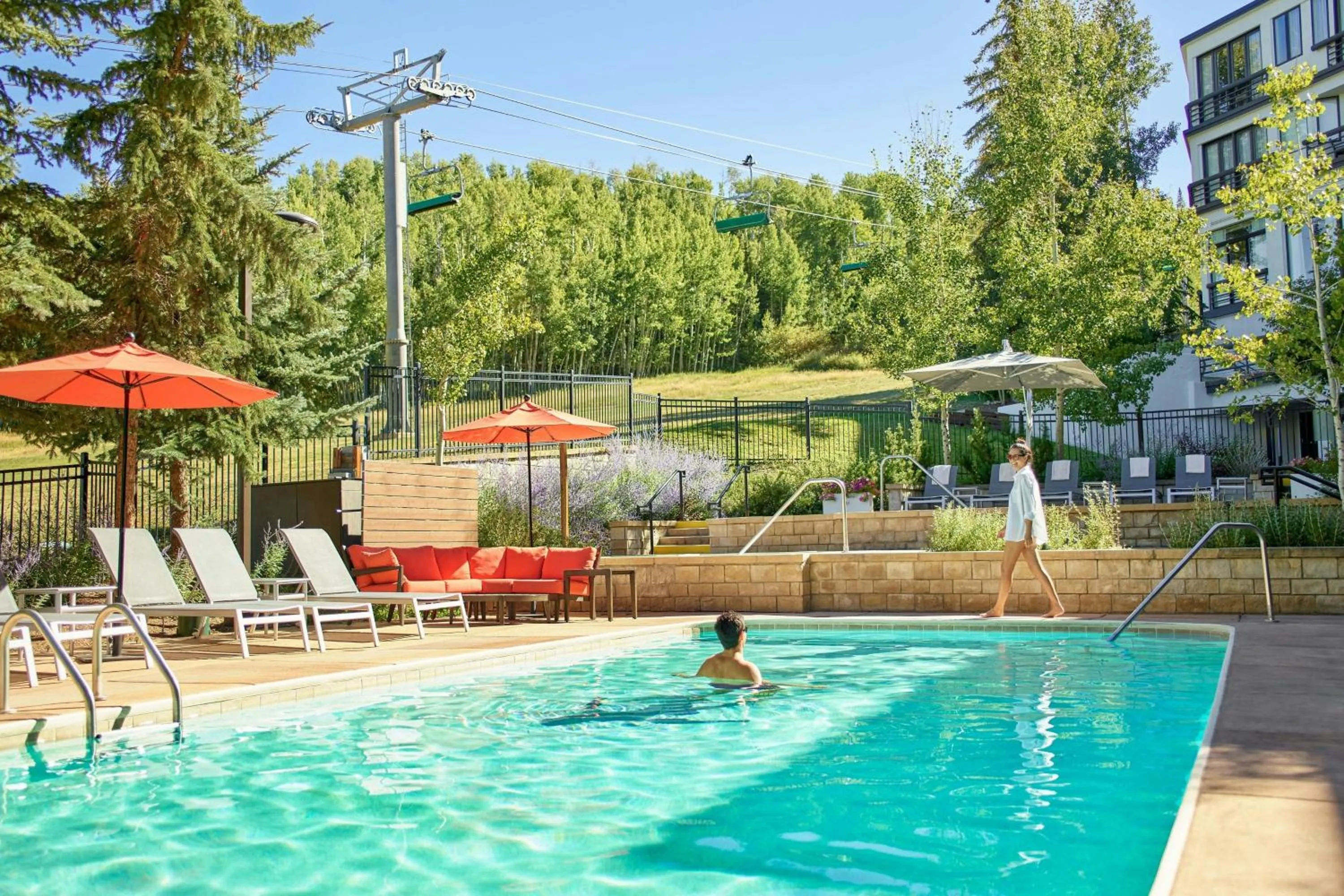 Swimming pool in Viewline Resort Snowmass, Autograph Collection