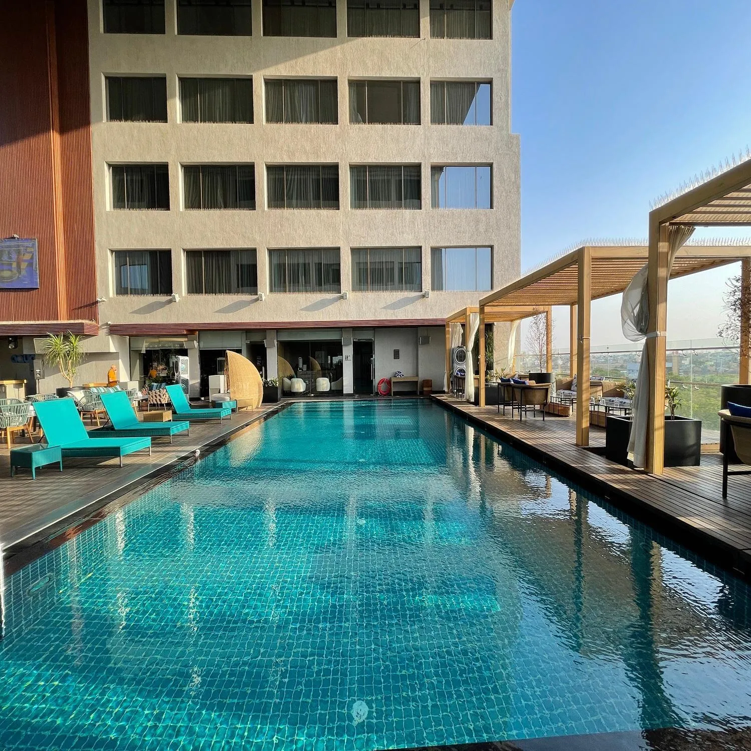 Swimming pool in The Park Indore