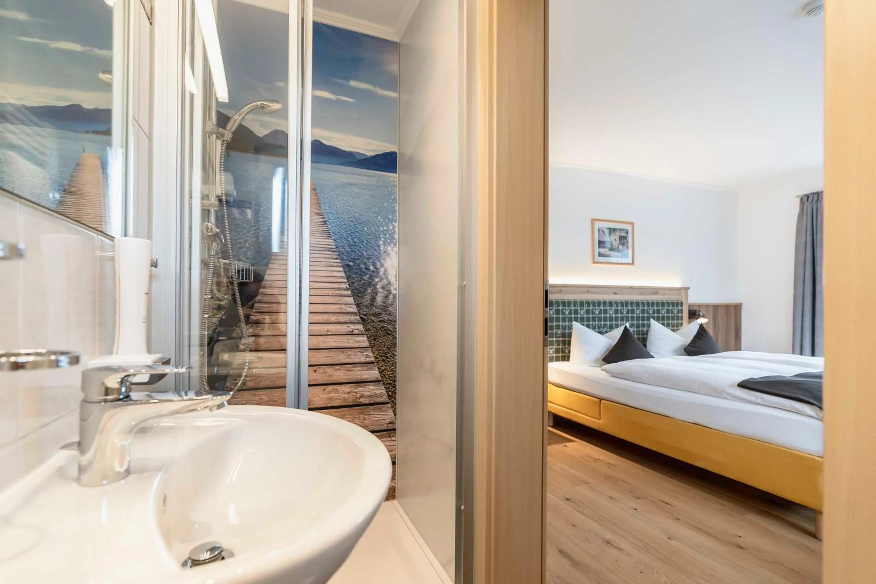 Bed in Hotel Bellevue