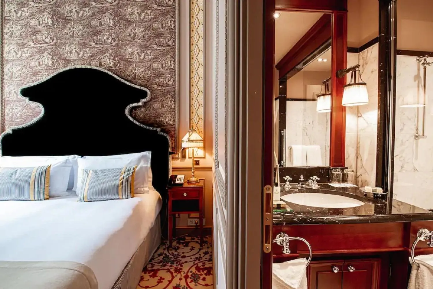 Bed in InterContinental Bordeaux Le Grand Hotel by IHG