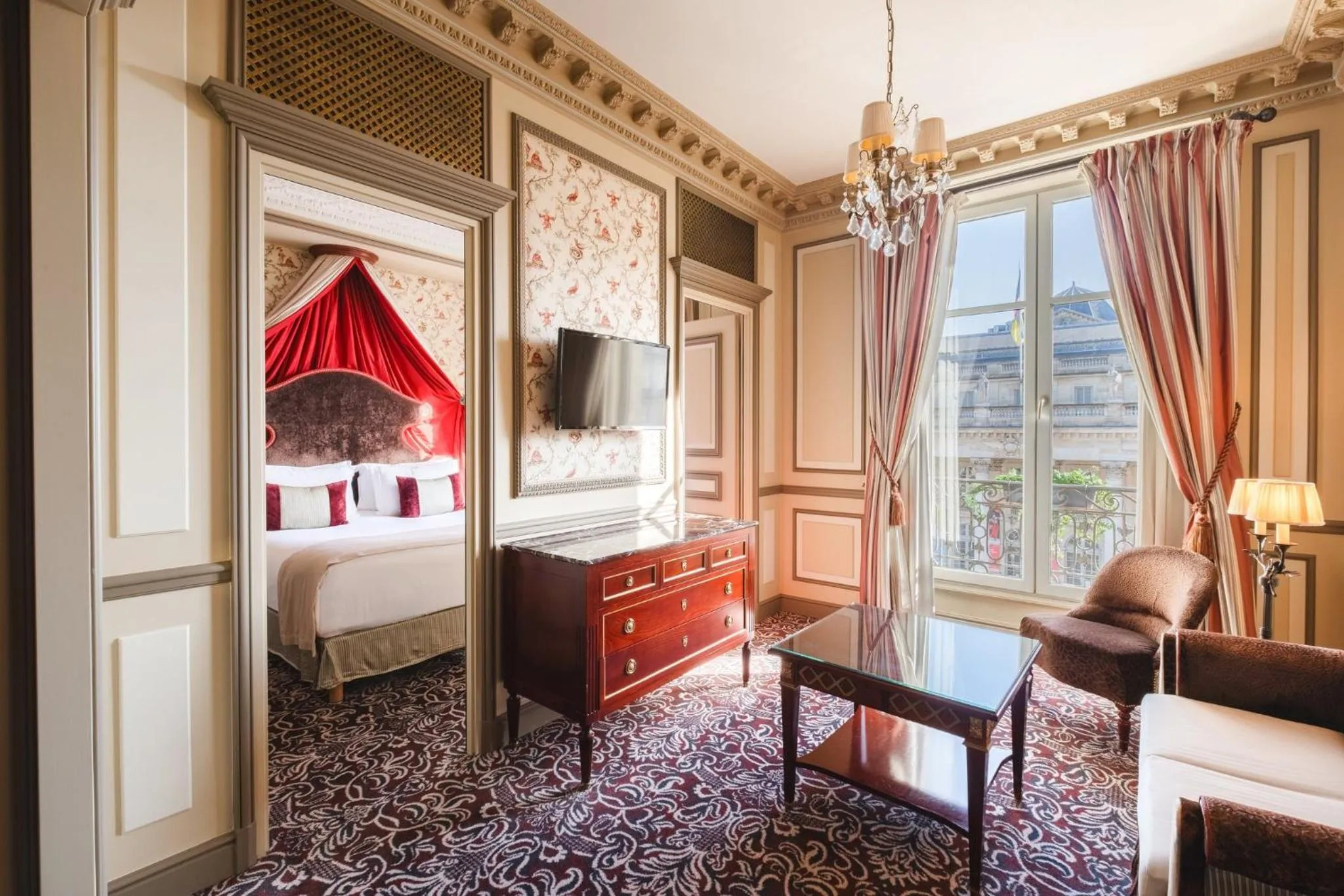 Photo of the whole room, Bed in InterContinental Bordeaux Le Grand Hotel by IHG