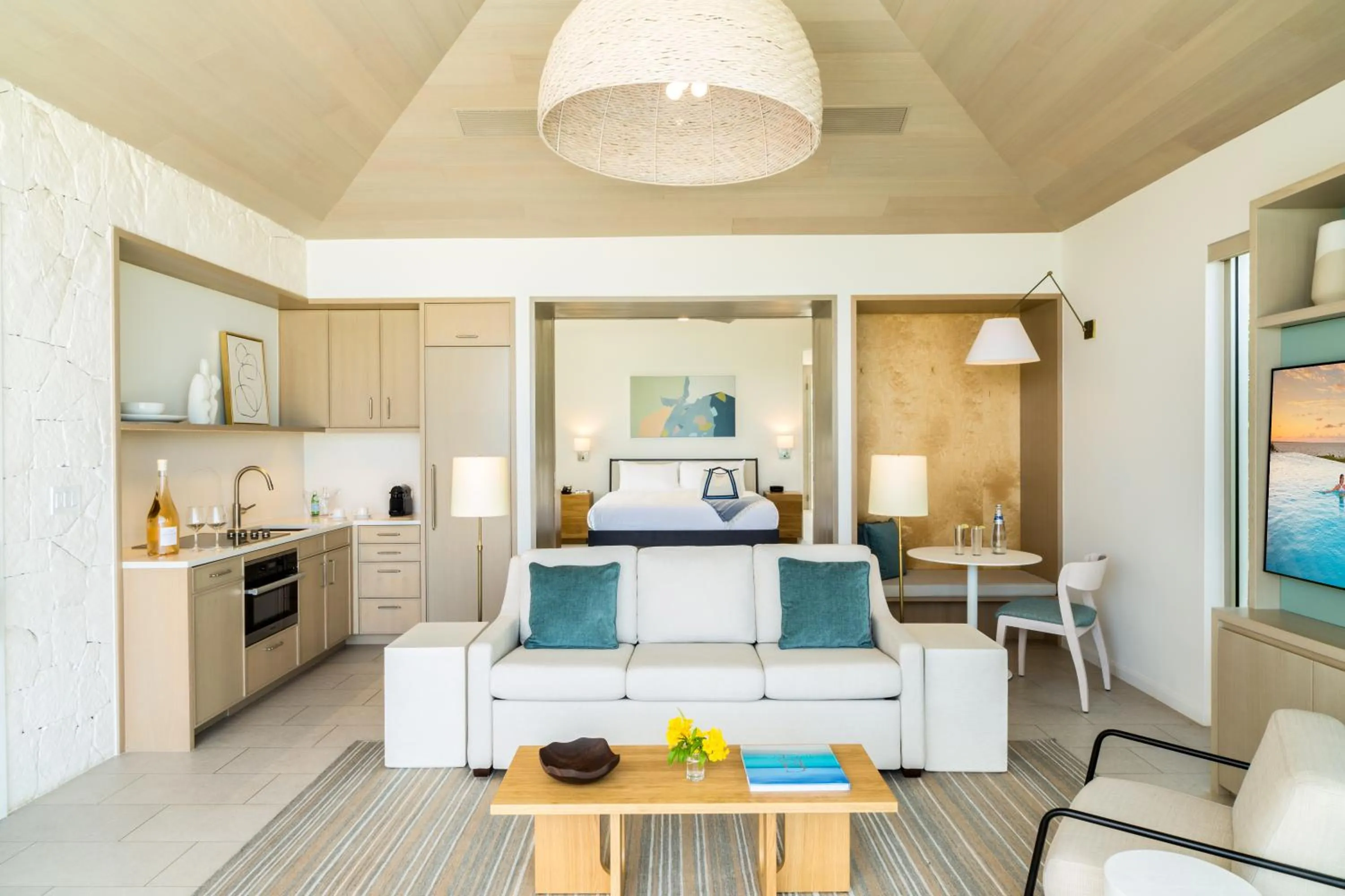 Living room in Rock House