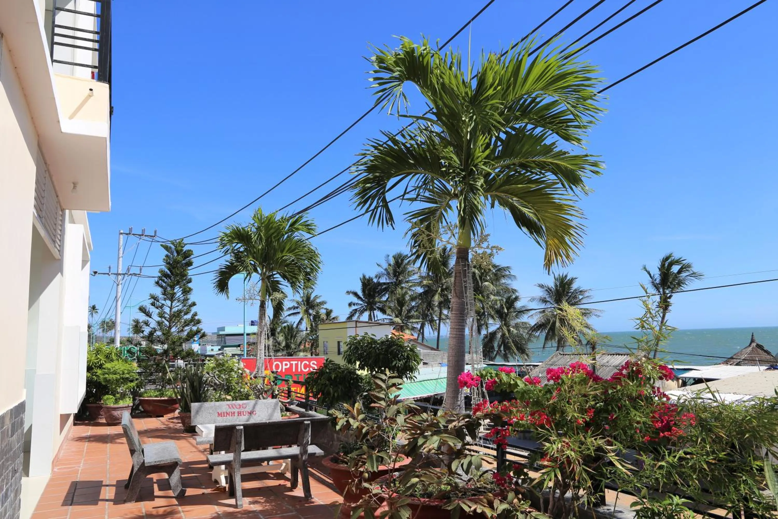 Balcony/Terrace in Minh Hung Hotel
