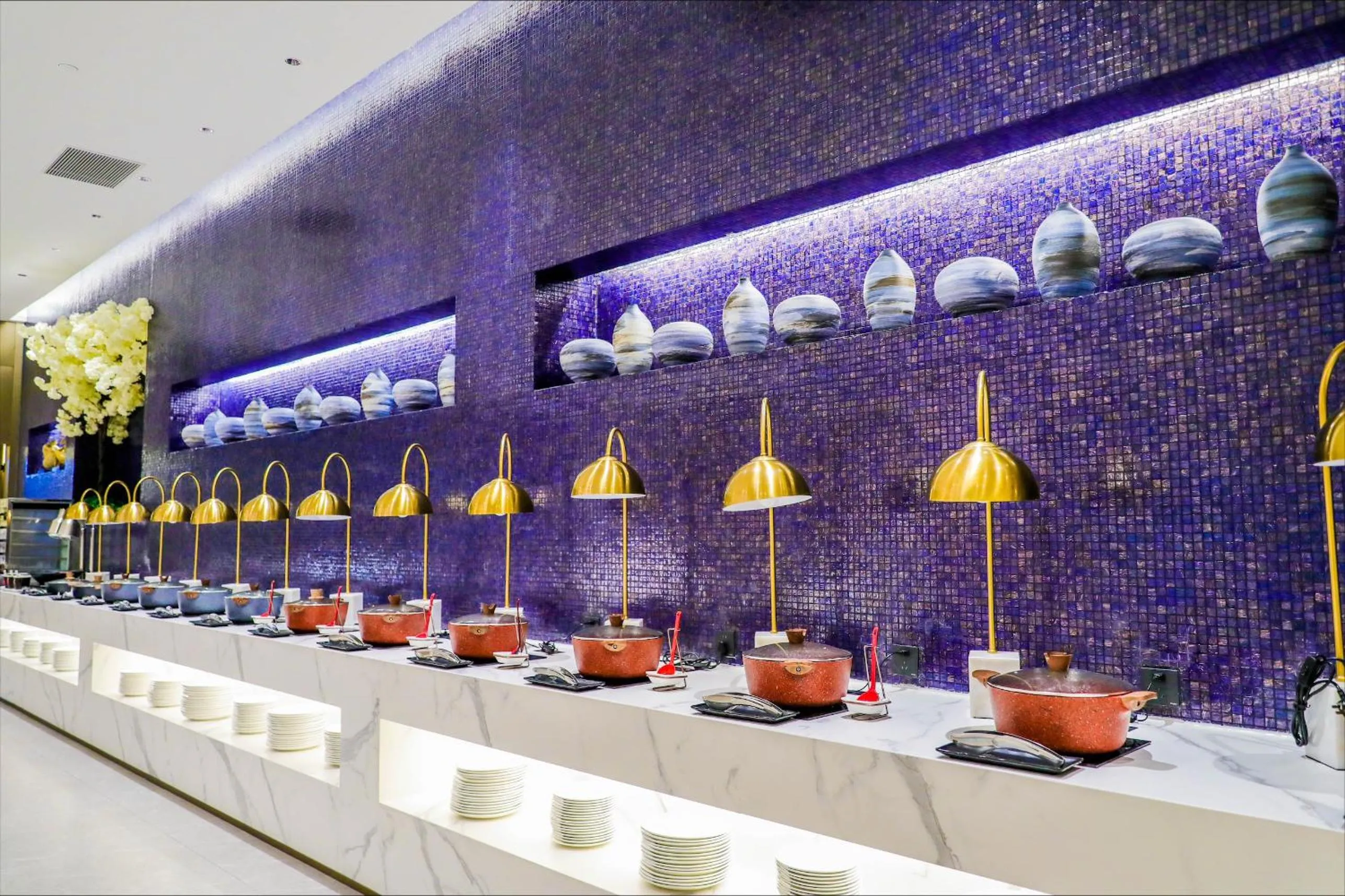 Buffet breakfast in Guangzhou Dong Fang Hotel