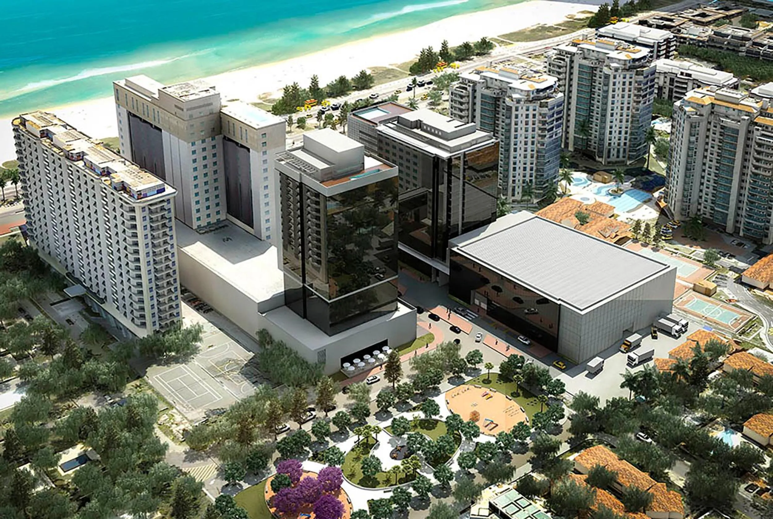 Beach in Windsor Tower Hotel