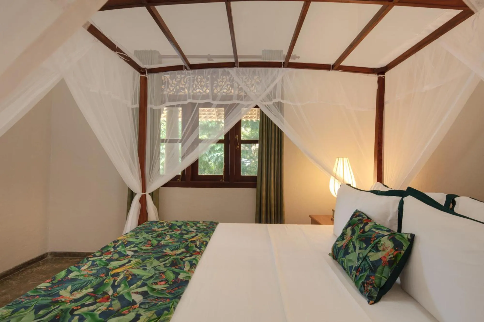 Bedroom, Bed in Green Escape Unawatuna