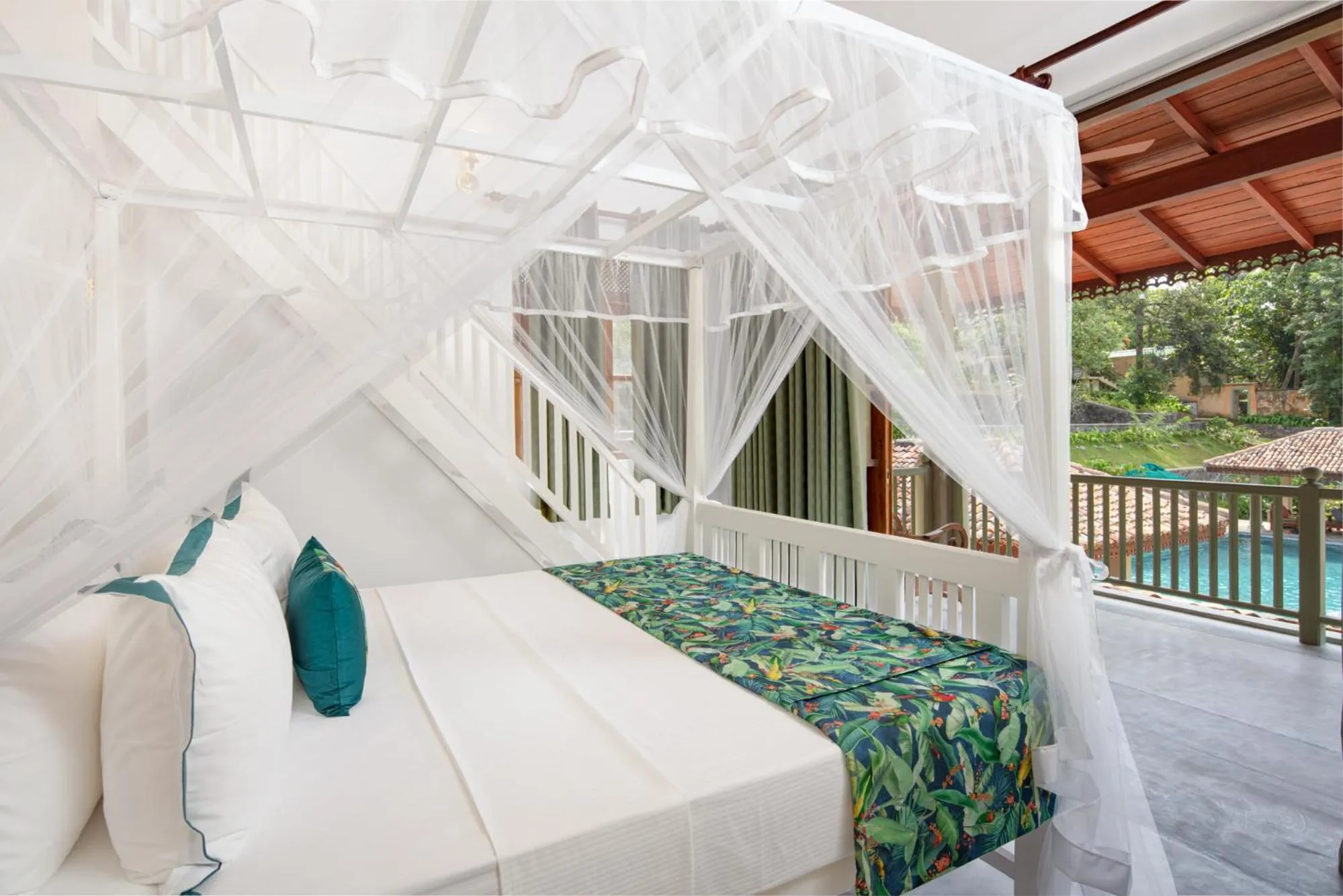 Bed in Green Escape Unawatuna