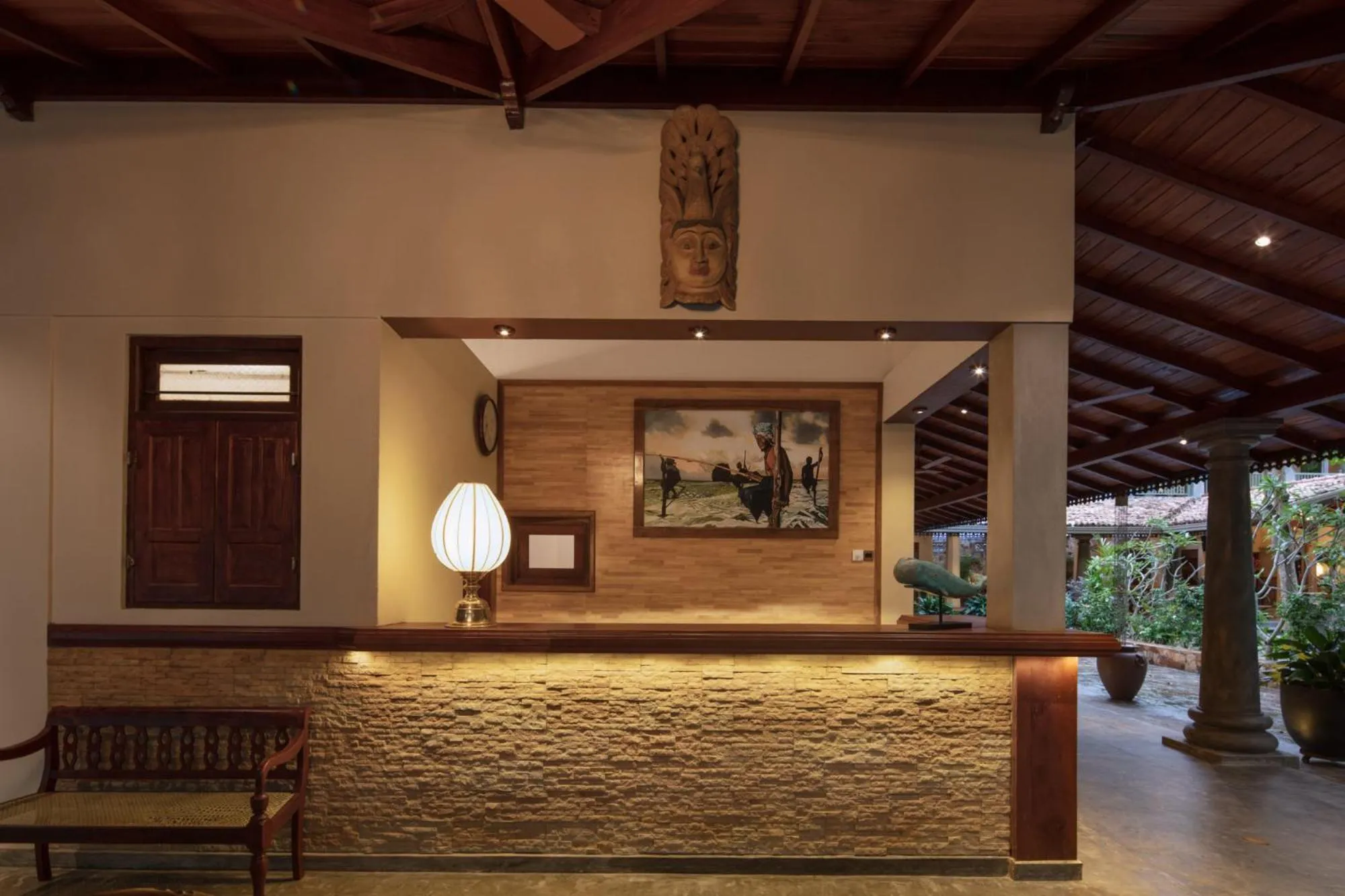 Lobby or reception in Green Escape Unawatuna