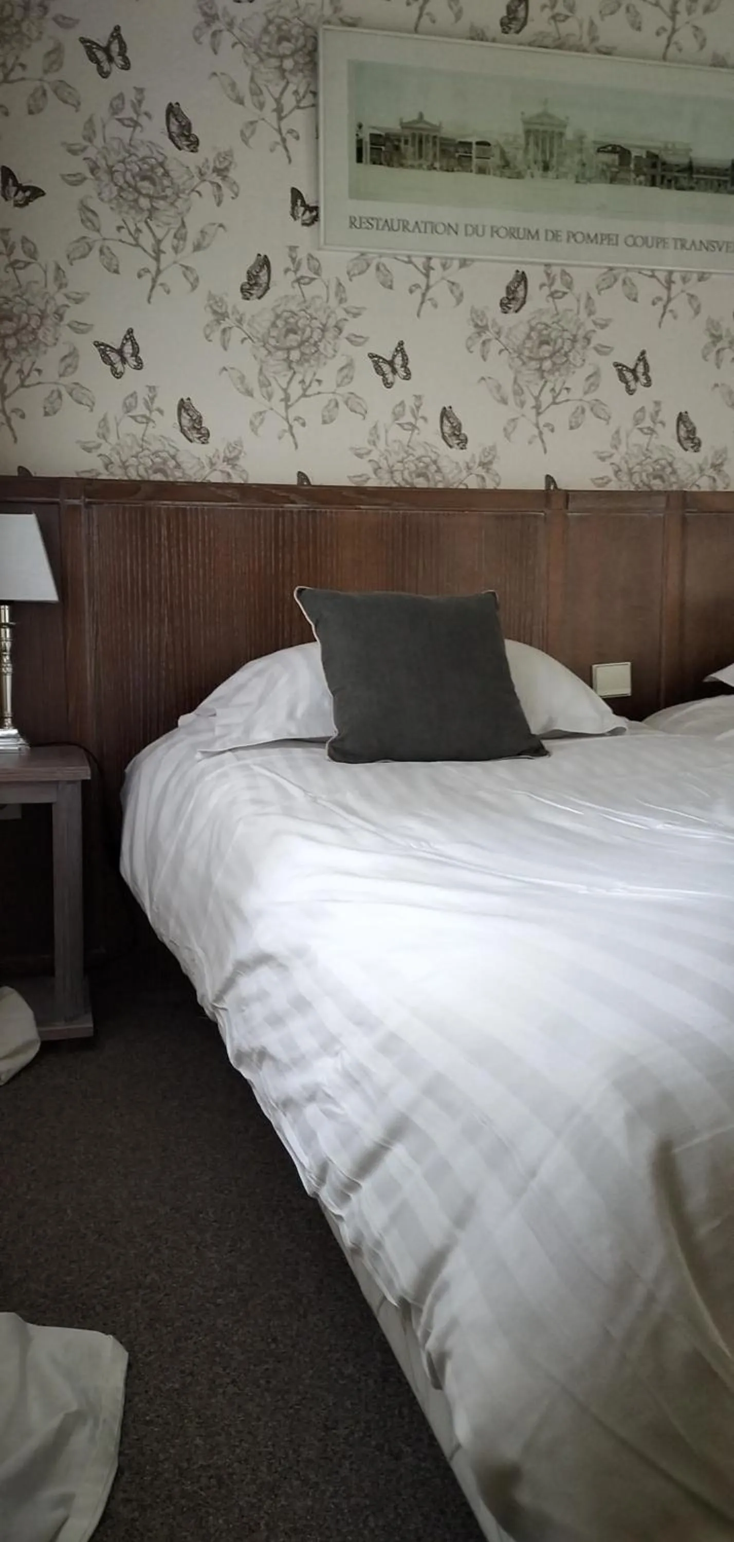 Bed in Hotel Le Rivage