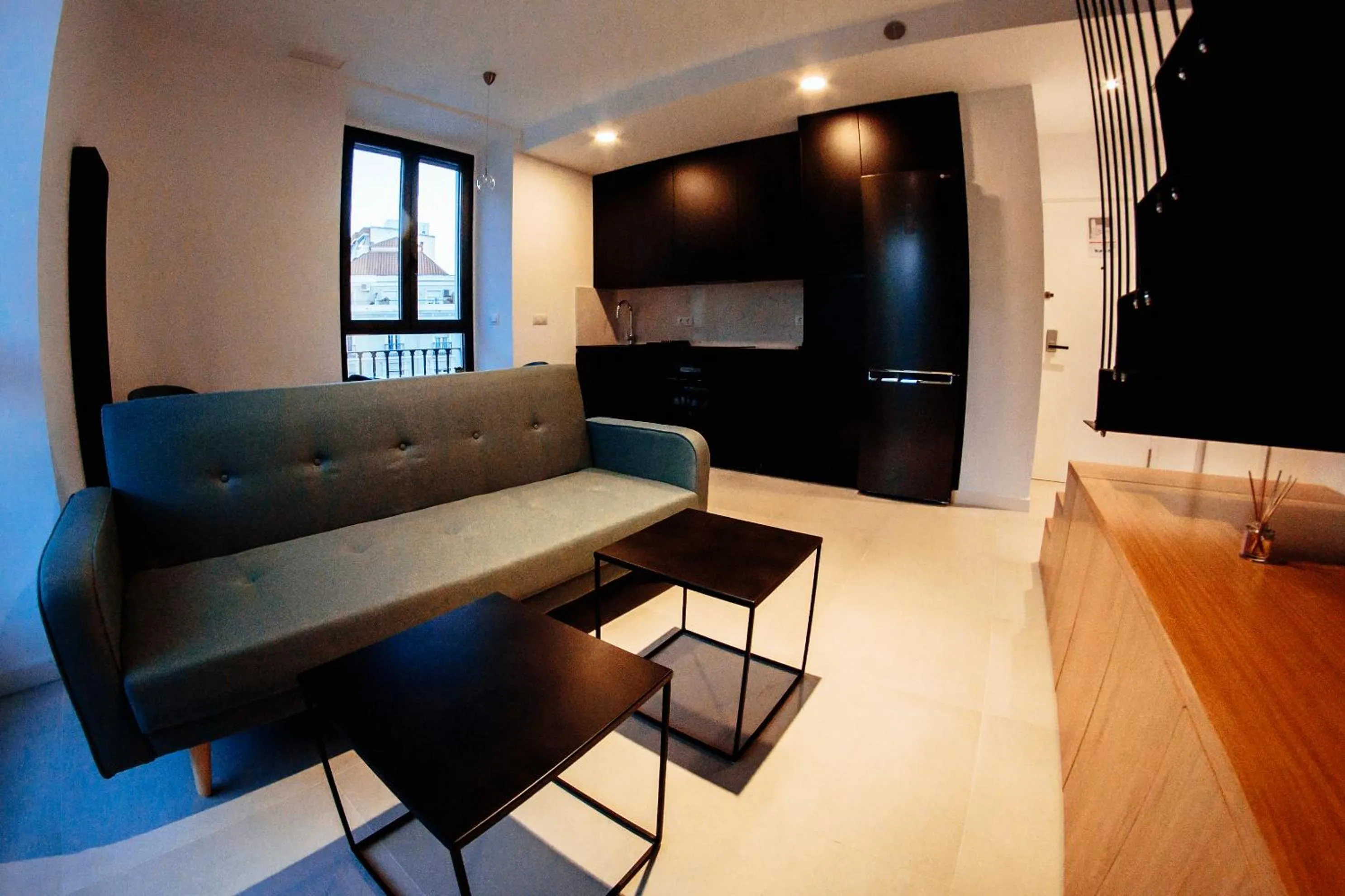 Seating area in Apartamentos Plaza de España 6