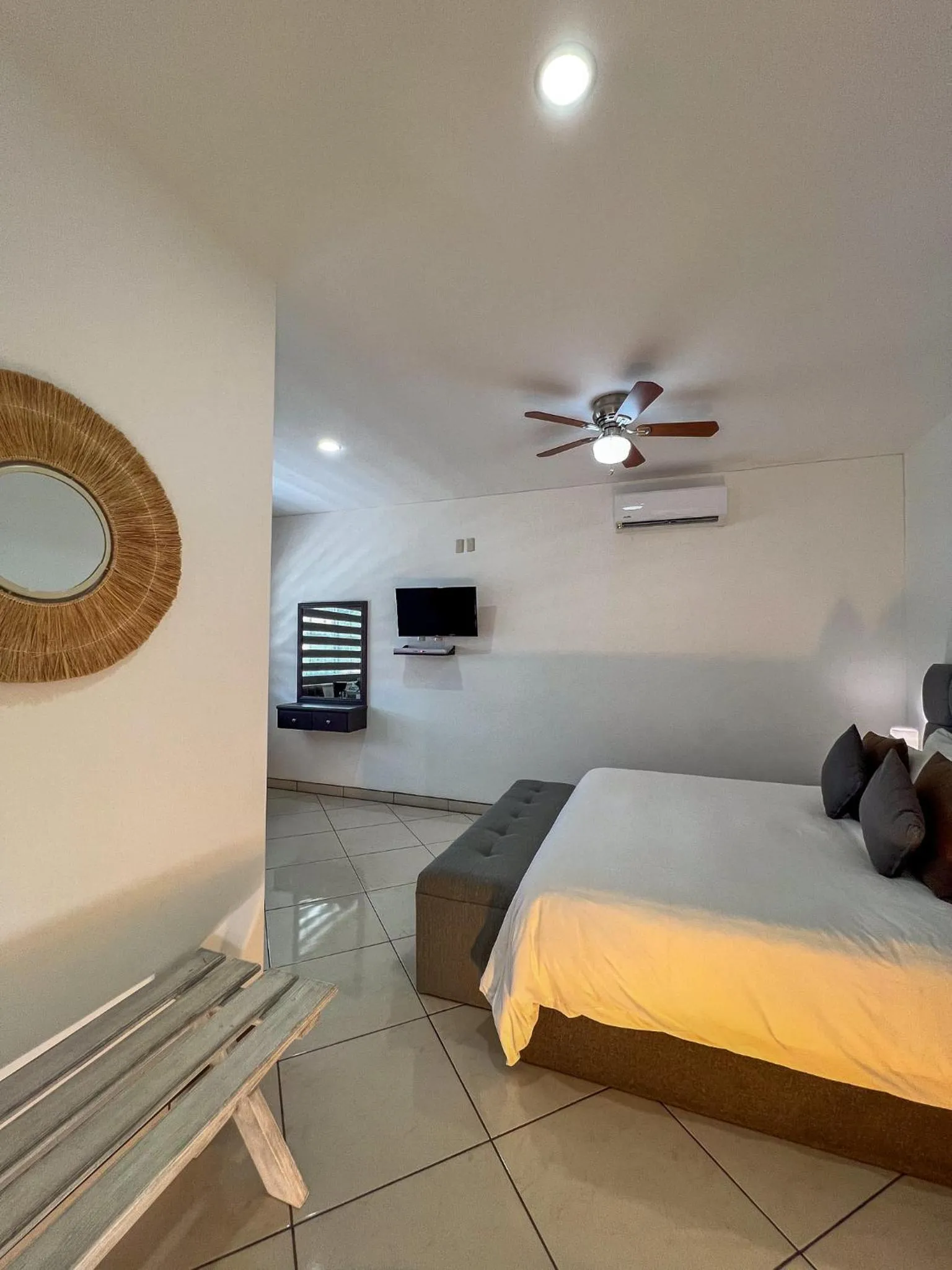 Bed in VILLAS EL ENCANTO