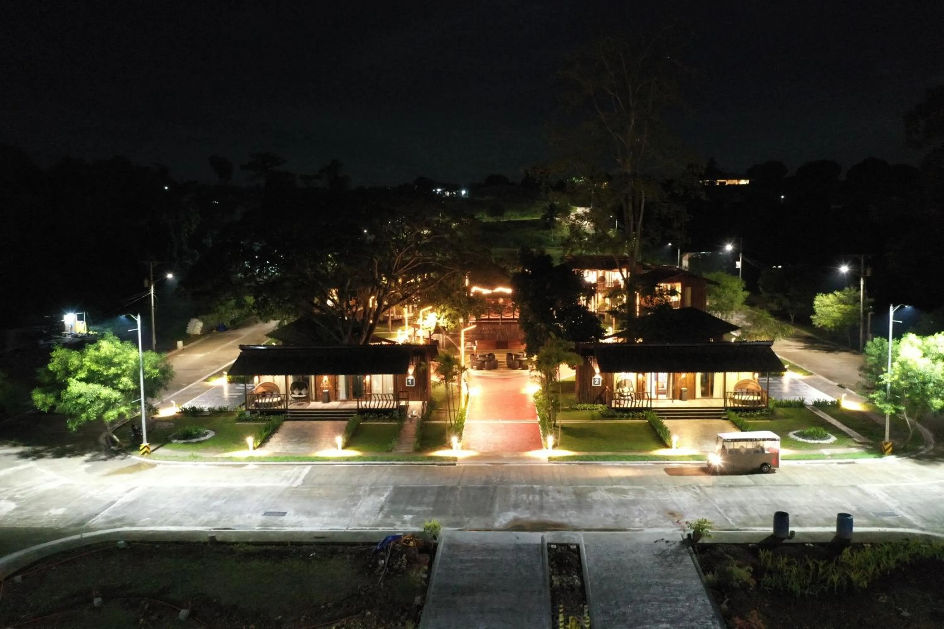 Property building in Crusoe Cabins Costa Azalea