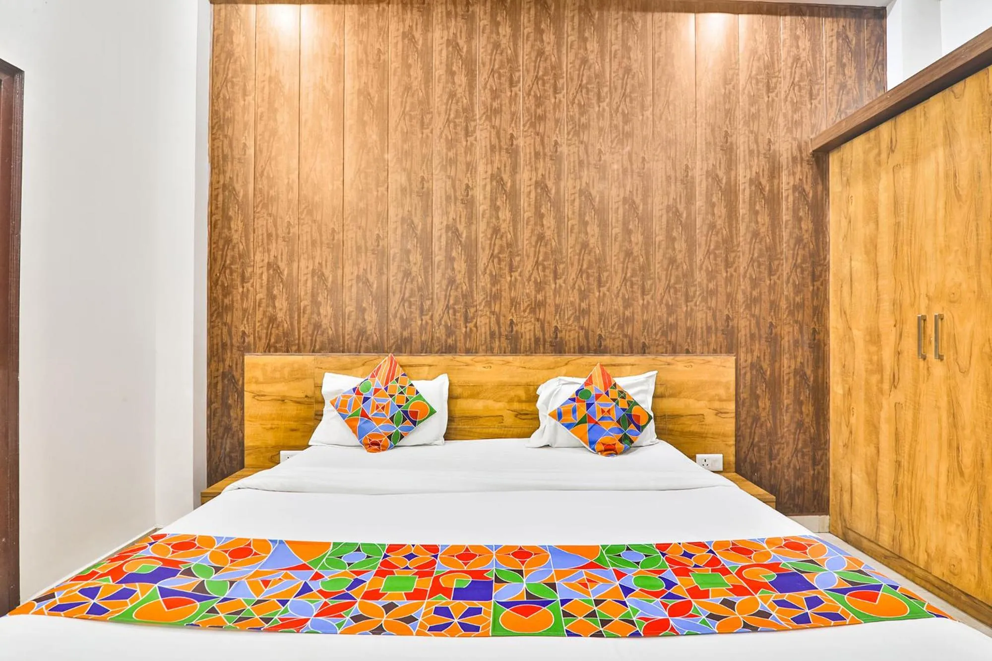 Bed in FabHotel Anant Inn