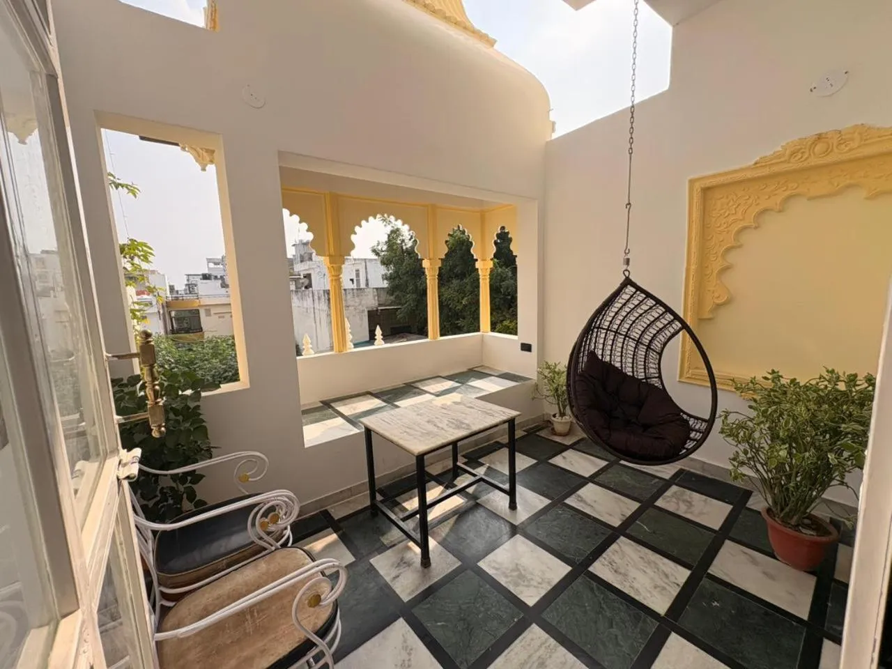 Balcony/Terrace in Hotel Ushaan Haveli