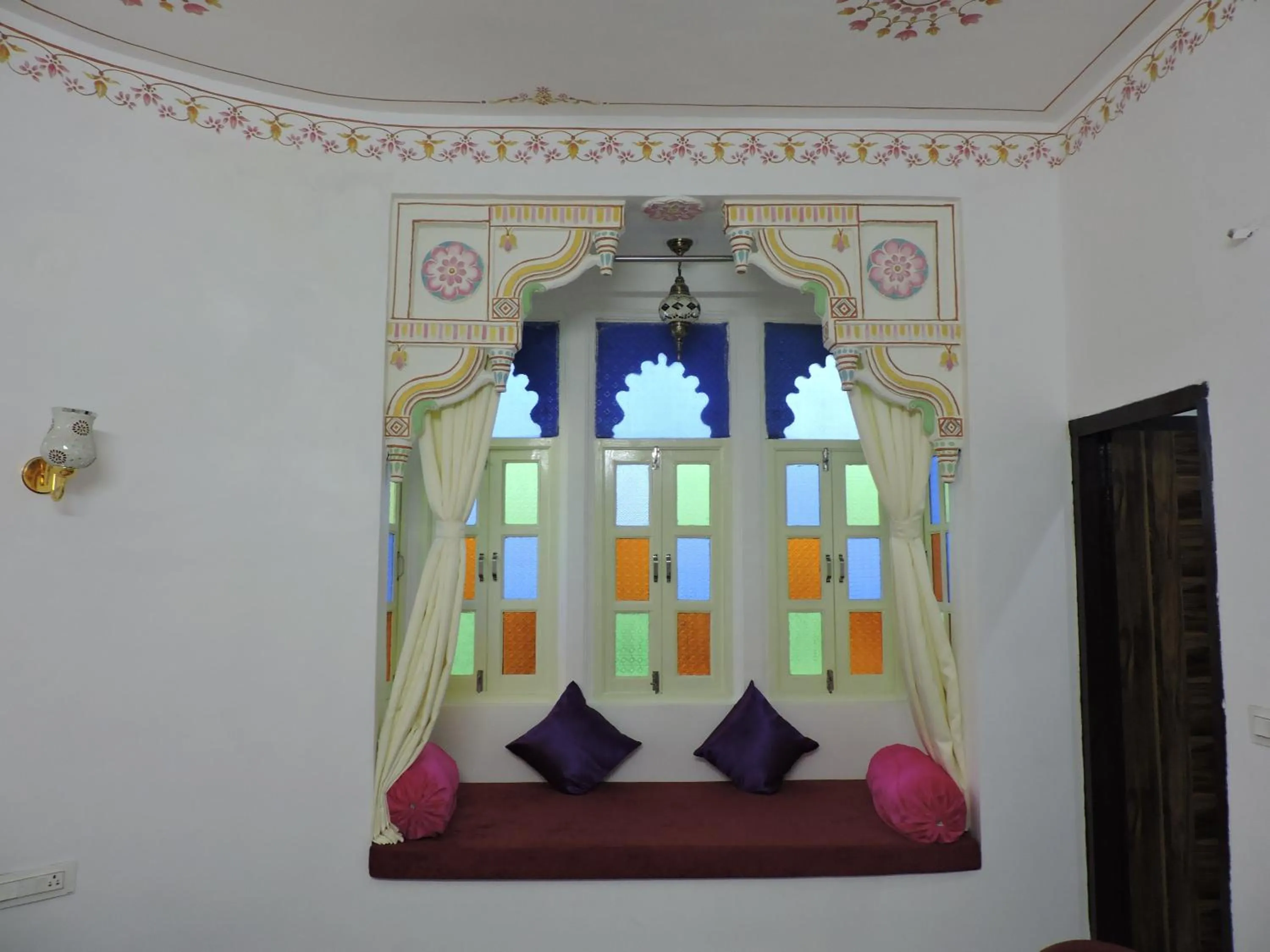 Seating area in Hotel Ushaan Haveli