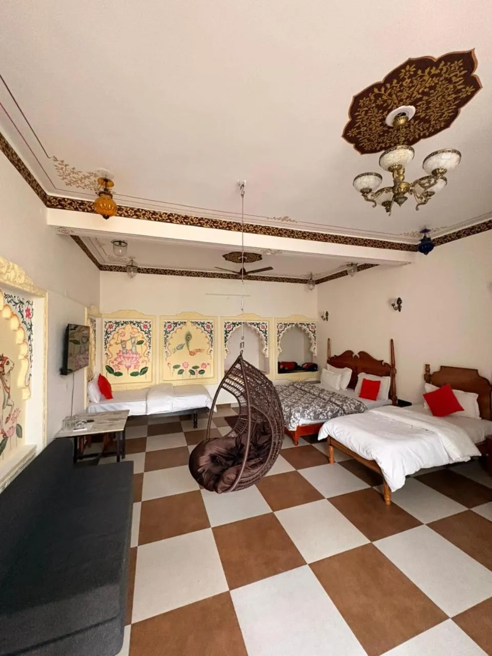 Bedroom in Hotel Ushaan Haveli
