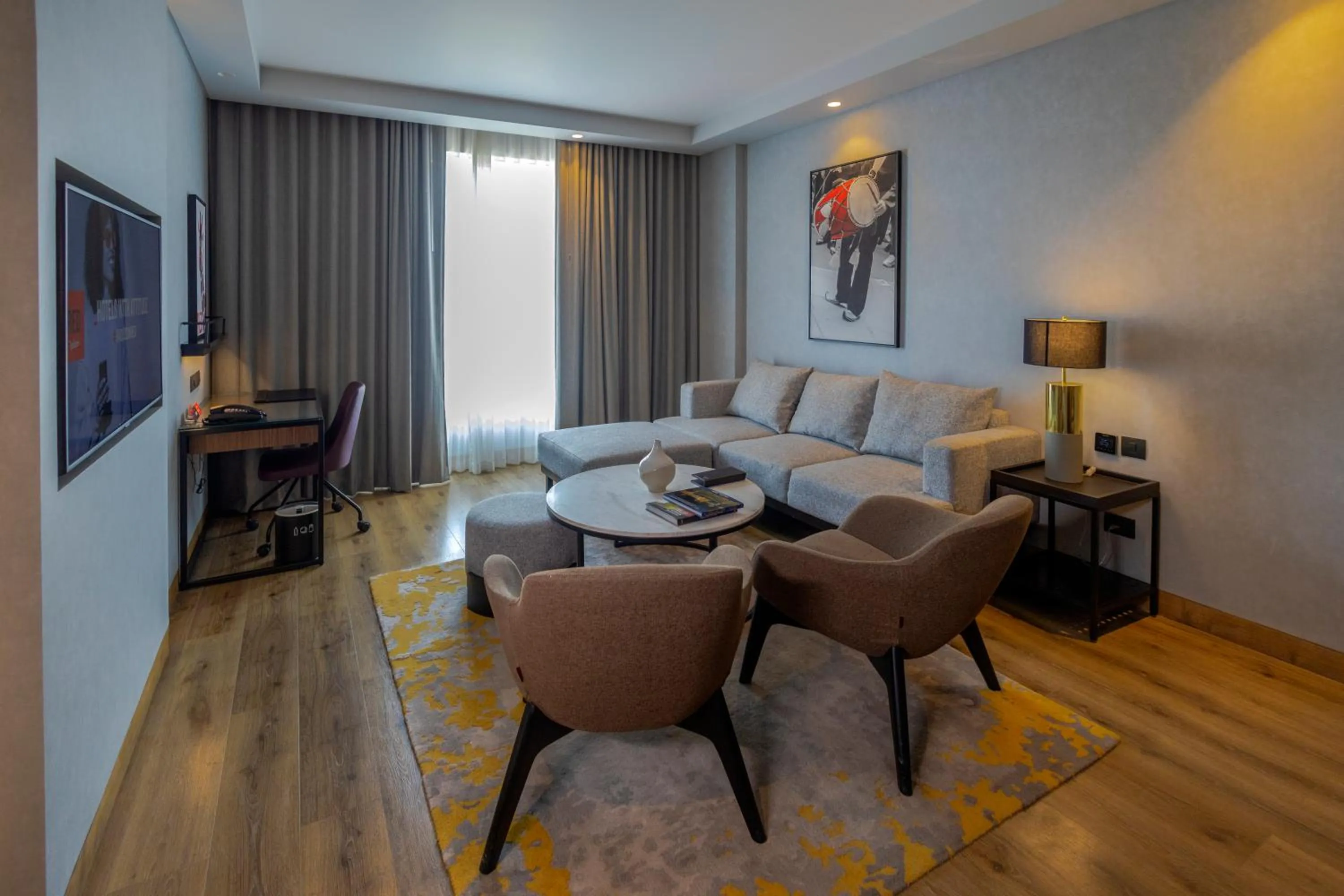 Living room in Radisson RED Chandigarh Mohali