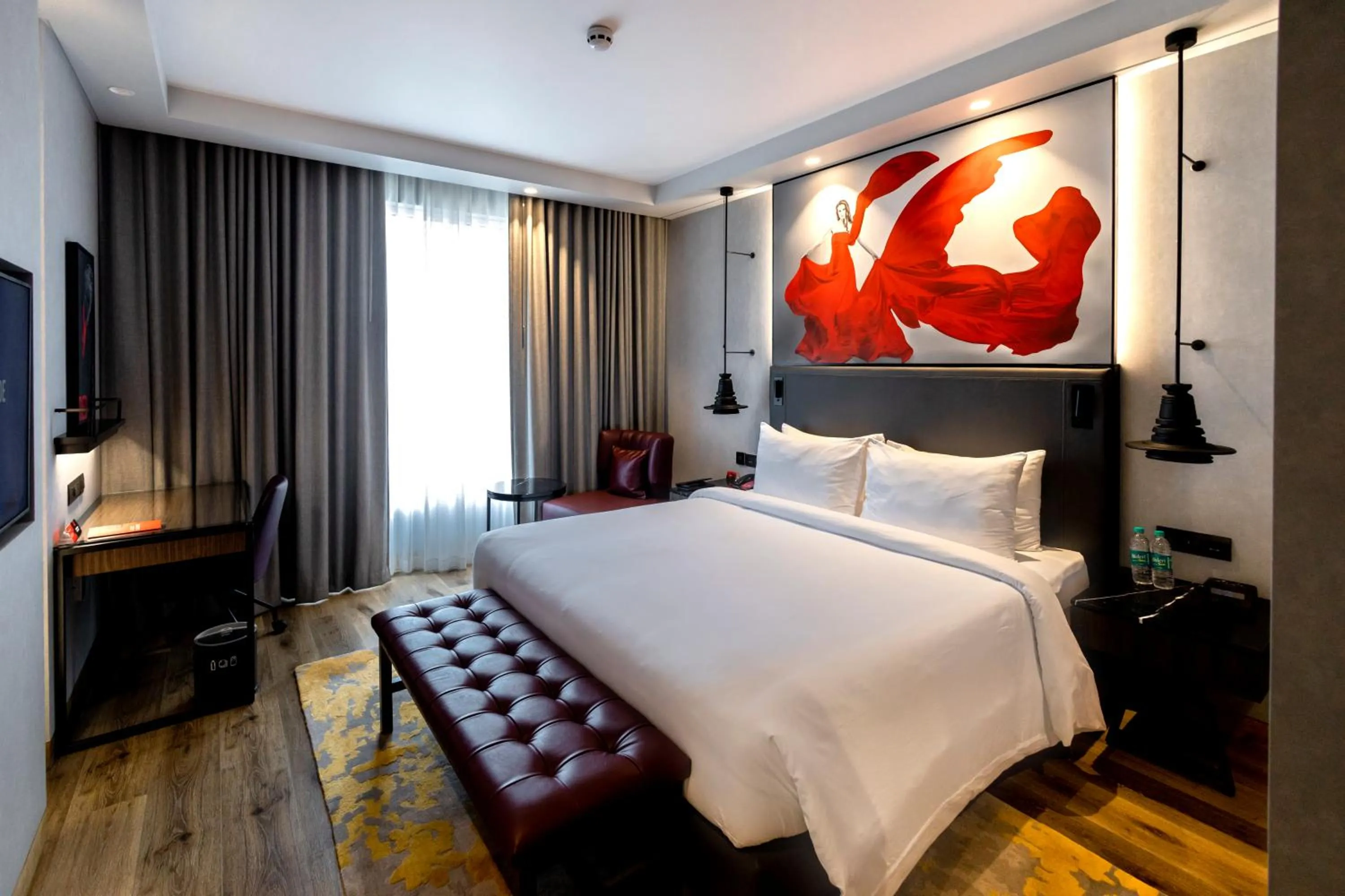 Bed in Radisson RED Chandigarh Mohali