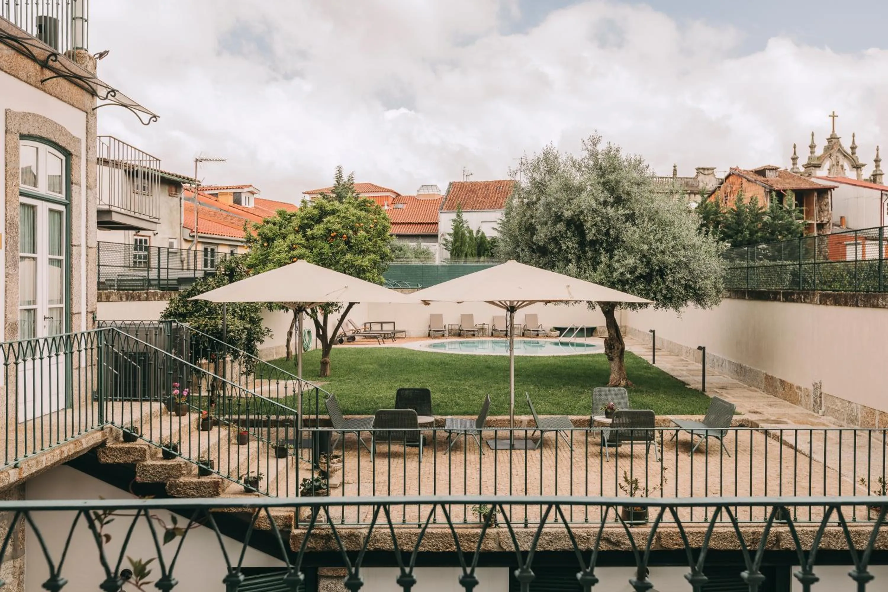 Pool view in Torel Royal Court