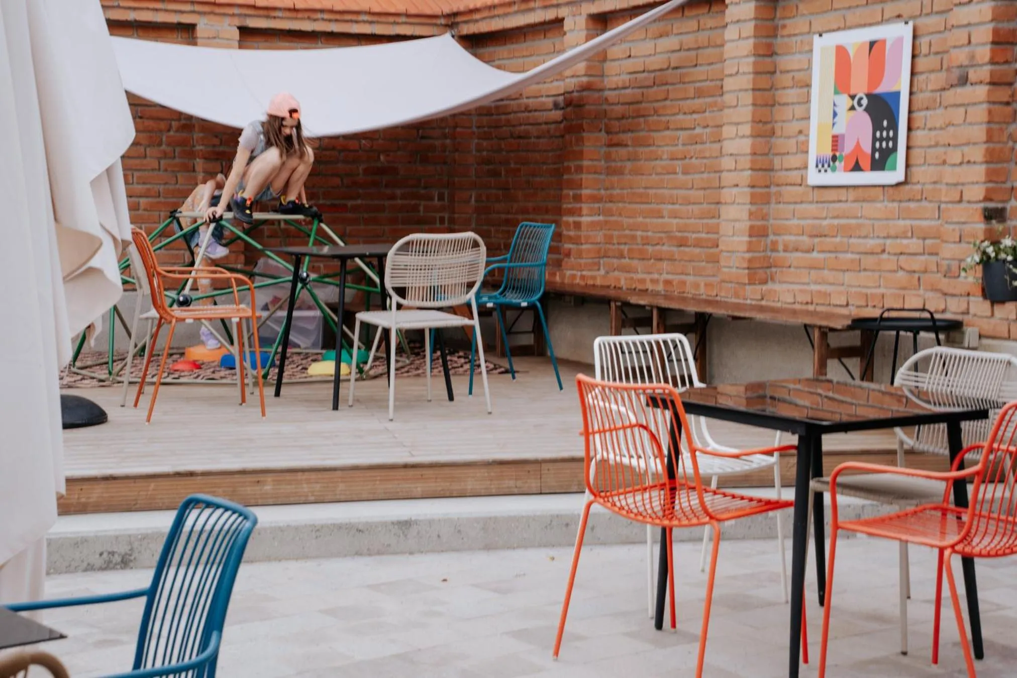 Patio in Isabella Boutique Hotel