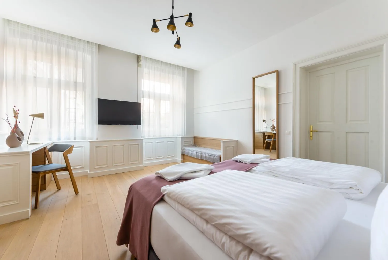 Bed in Isabella Boutique Hotel