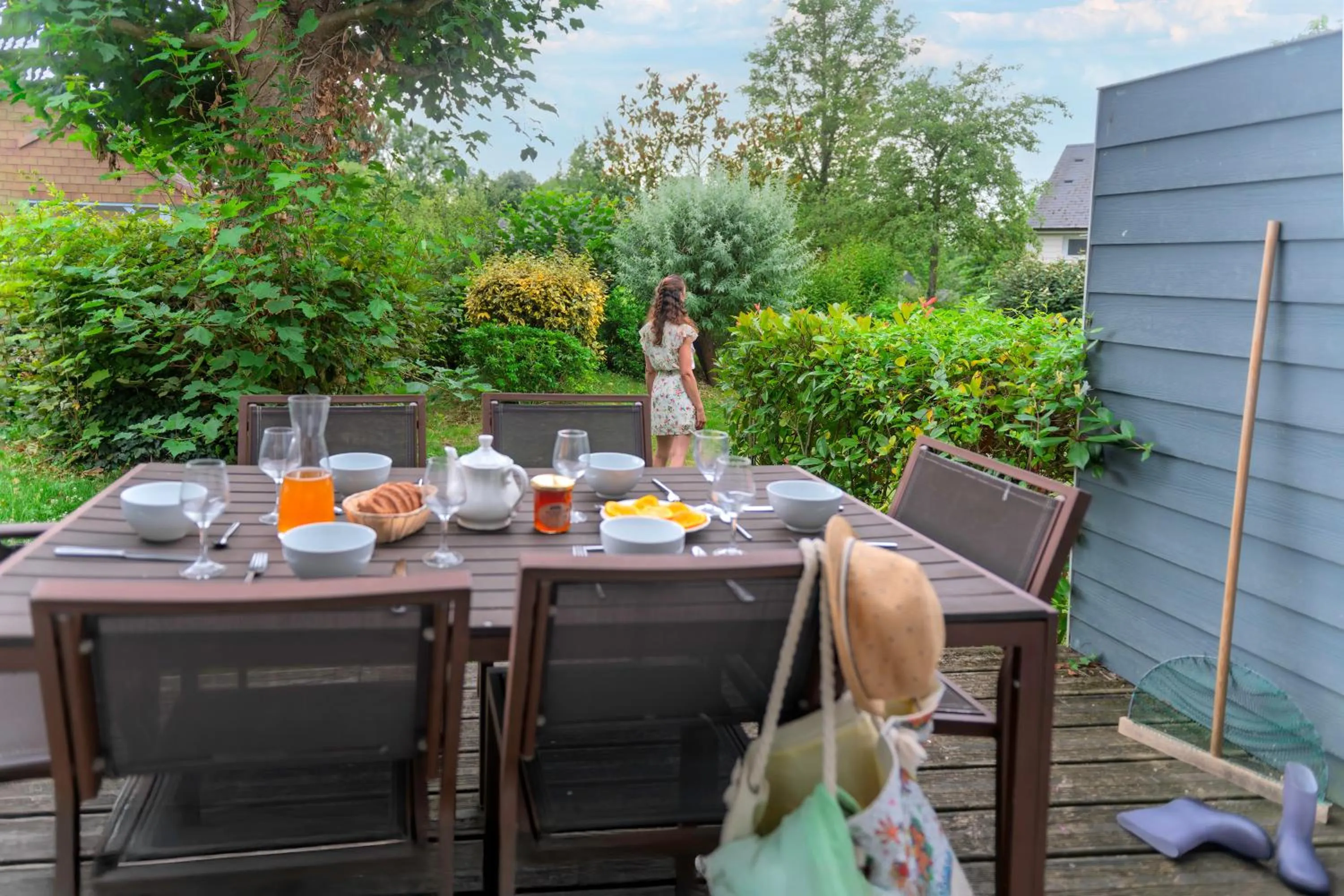 Patio in Résidence Goélia La Pommeraie