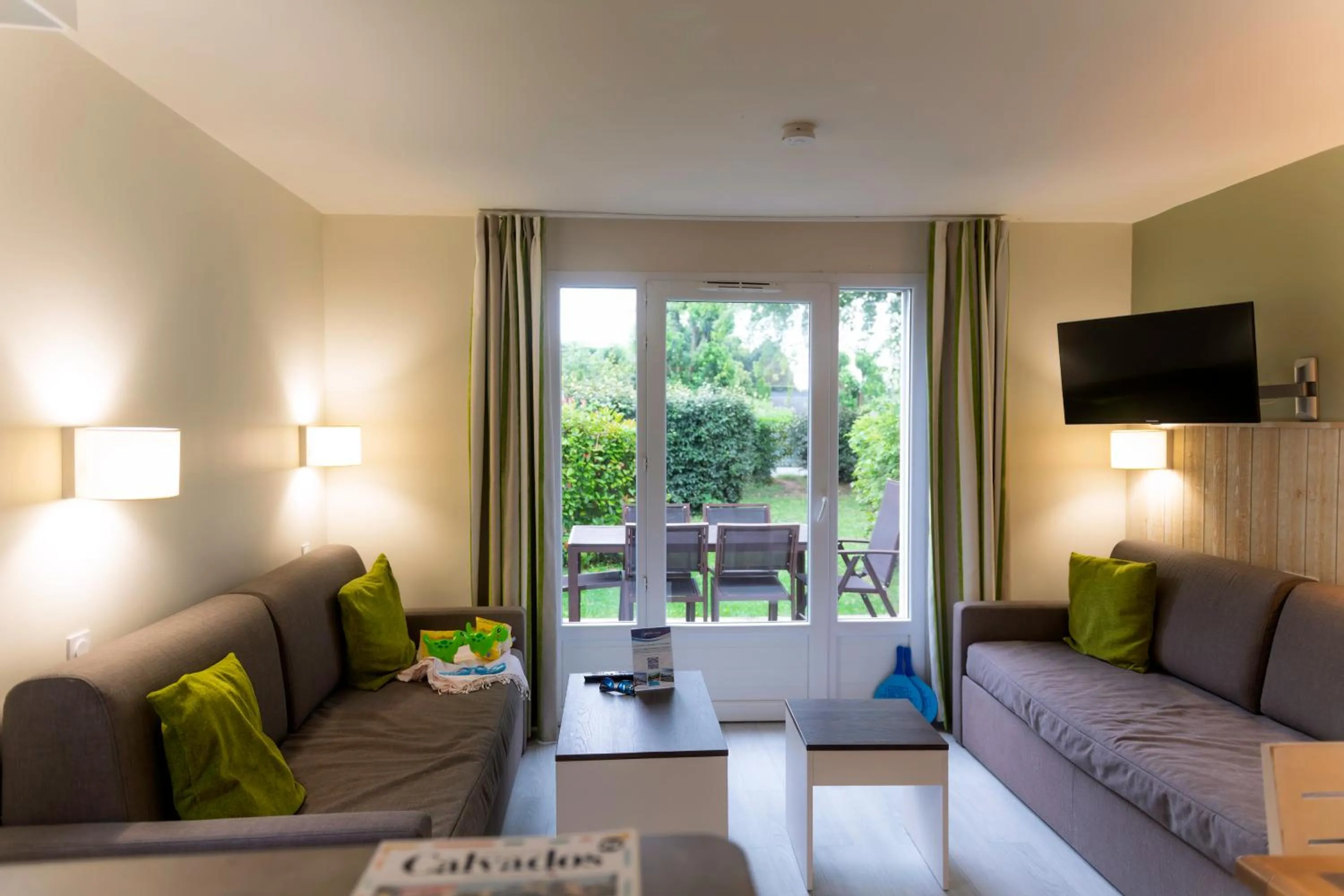 Patio in Résidence Goélia La Pommeraie