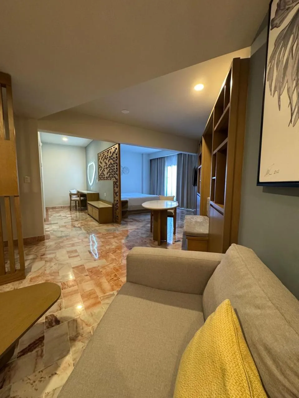 Living room in Wyndham Grand Cancun All Inclusive Resort & Villas