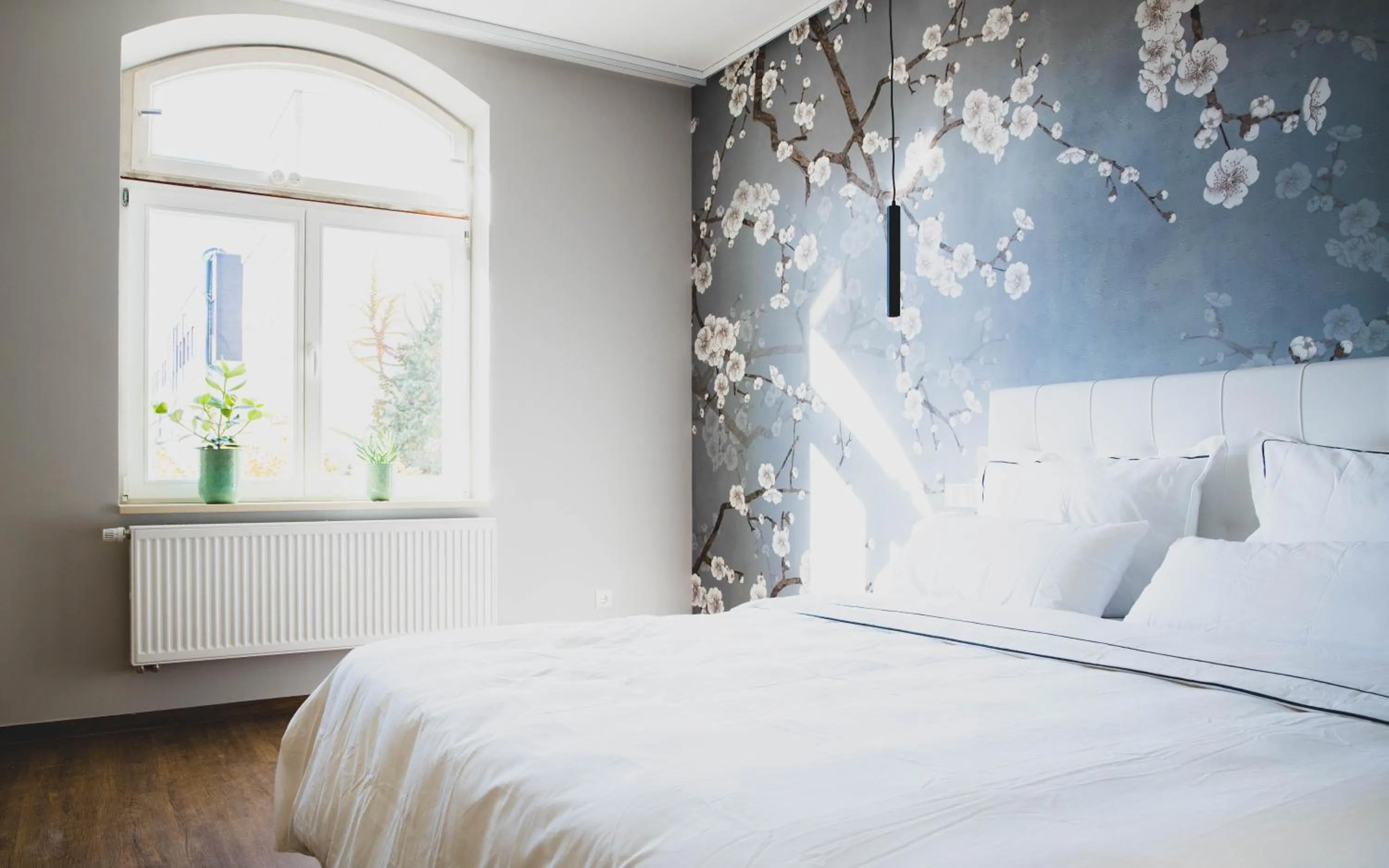 Bed in The Kepos Hotel Erlangen