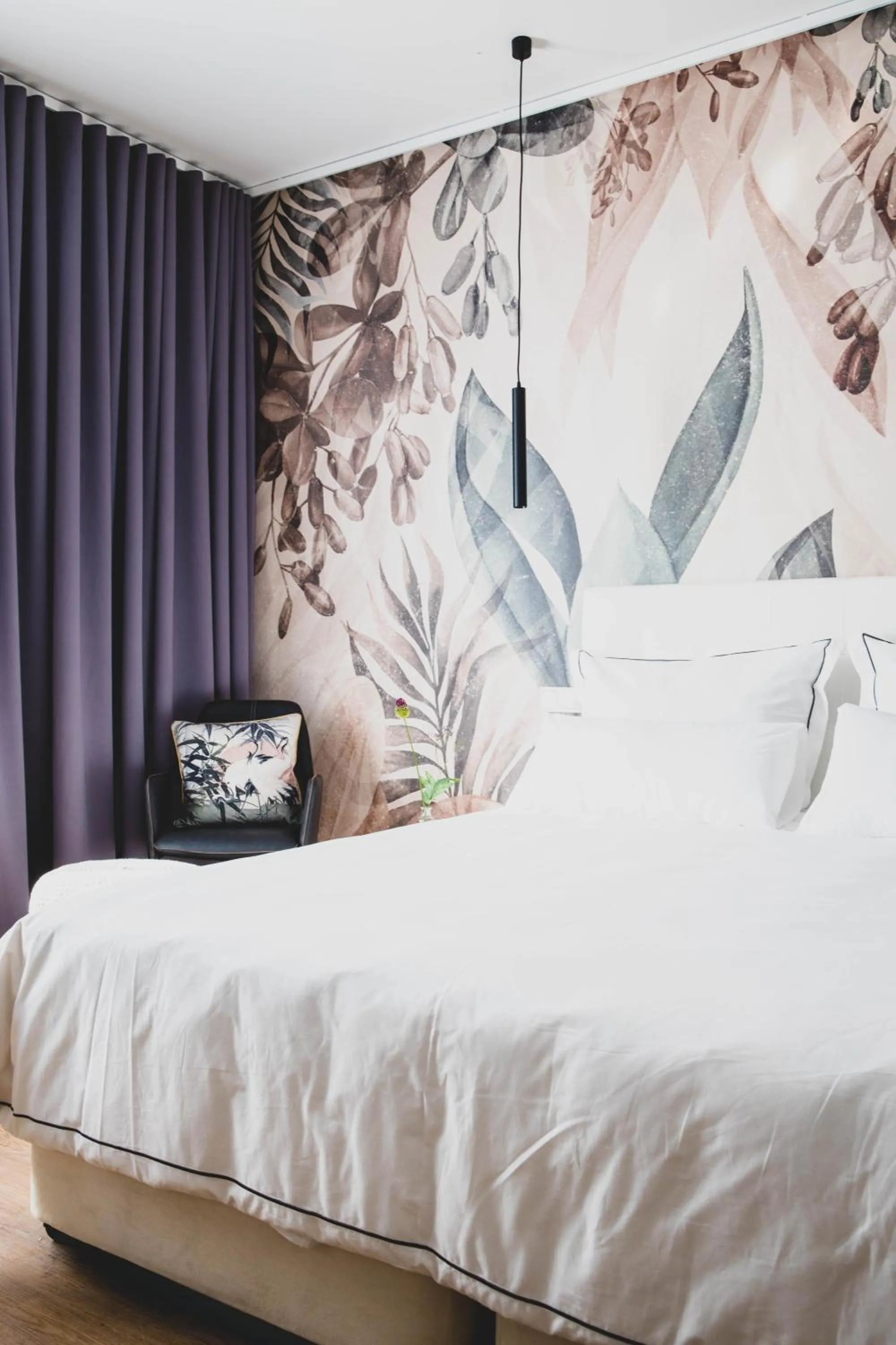 Bed in The Kepos Hotel Erlangen