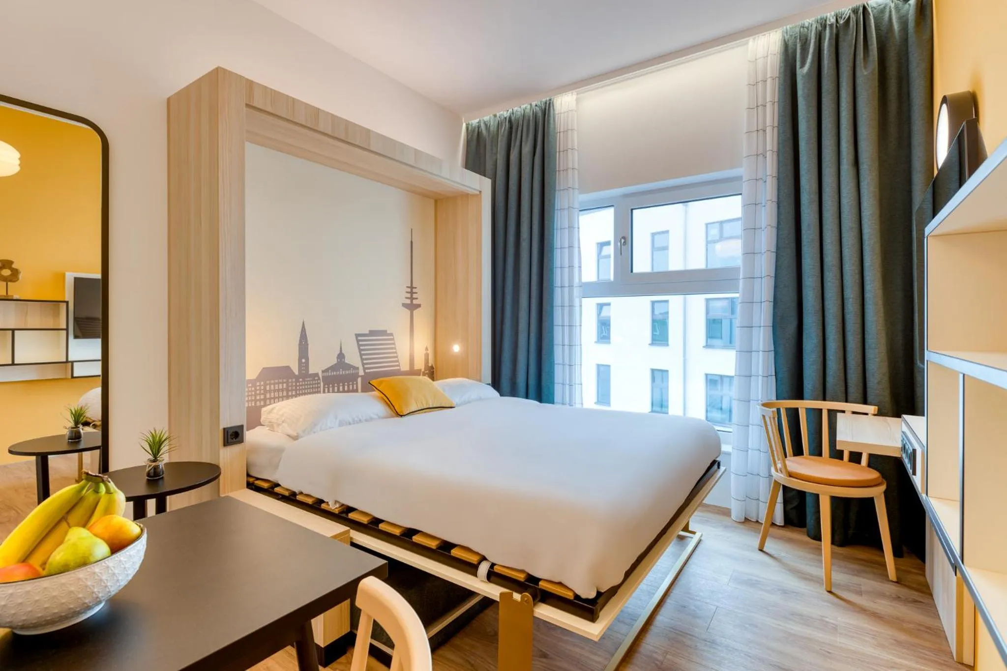 Bed in Aparthotel Adagio Access Kiel City