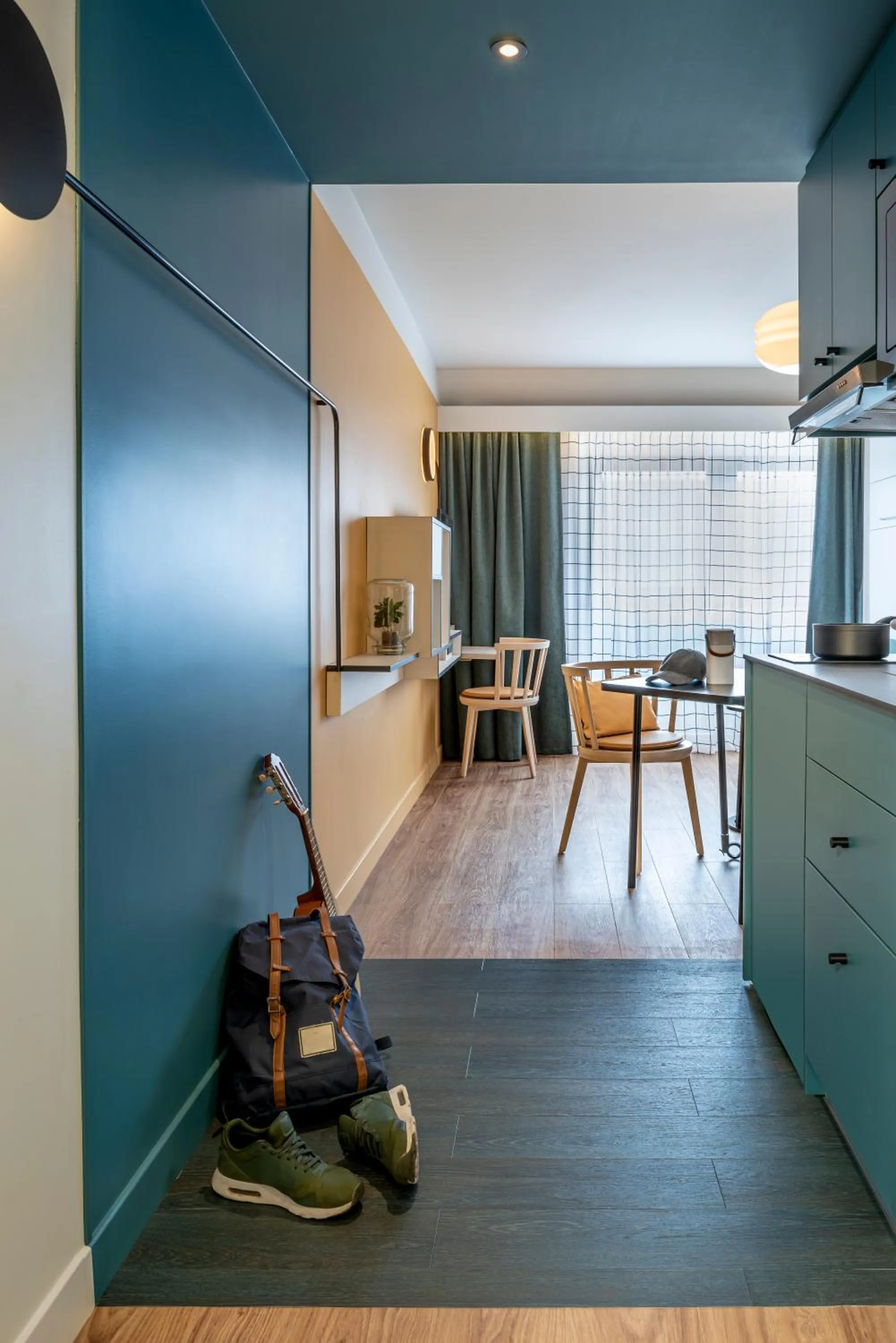 Kitchen or kitchenette in Aparthotel Adagio Access Kiel City