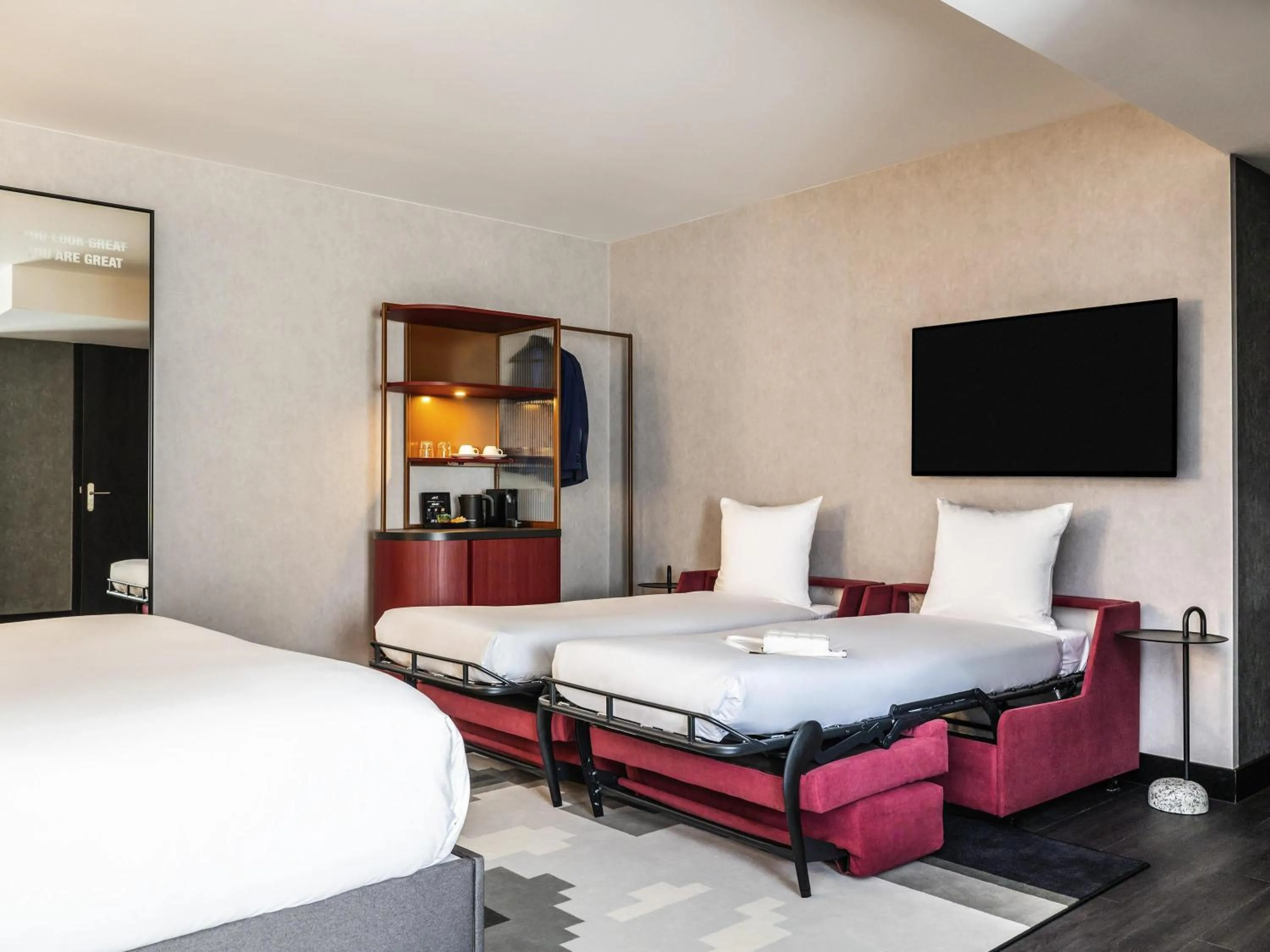 Bedroom, Bed in Tribe Amsterdam City