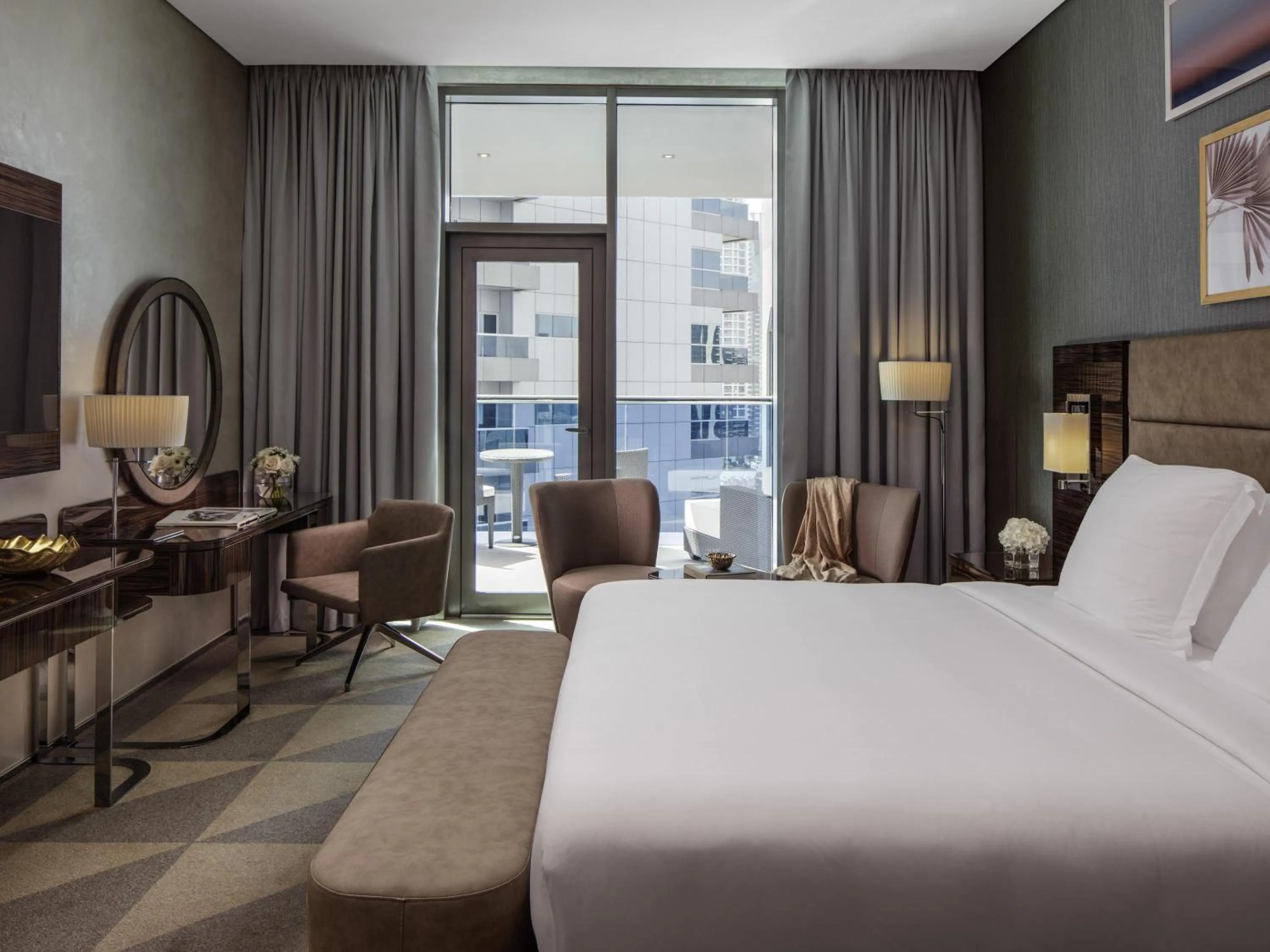 Bedroom, Bed in Hyde Hotel Dubai