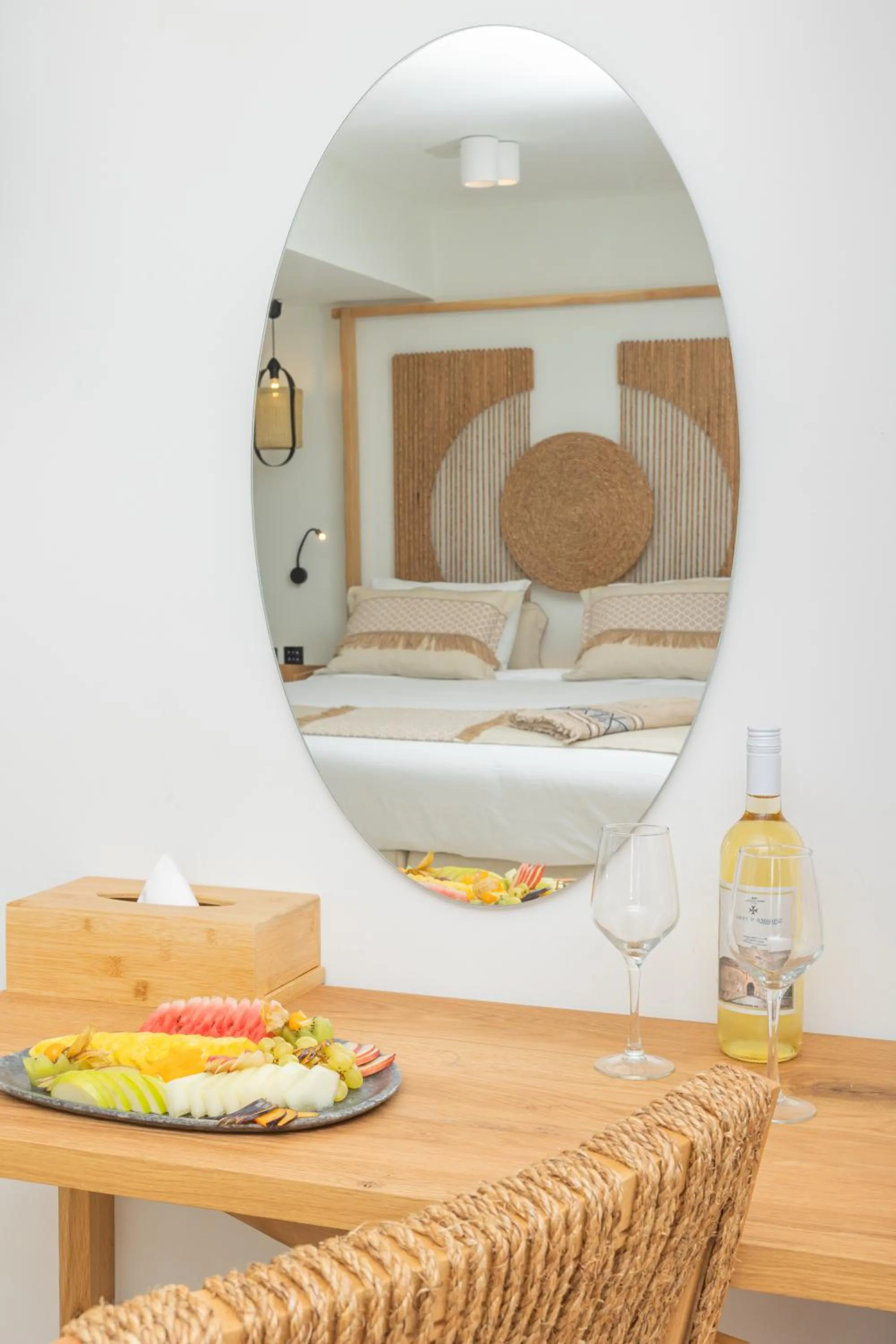 Decorative detail, Bed in Cabana Blu Hotel & Suites