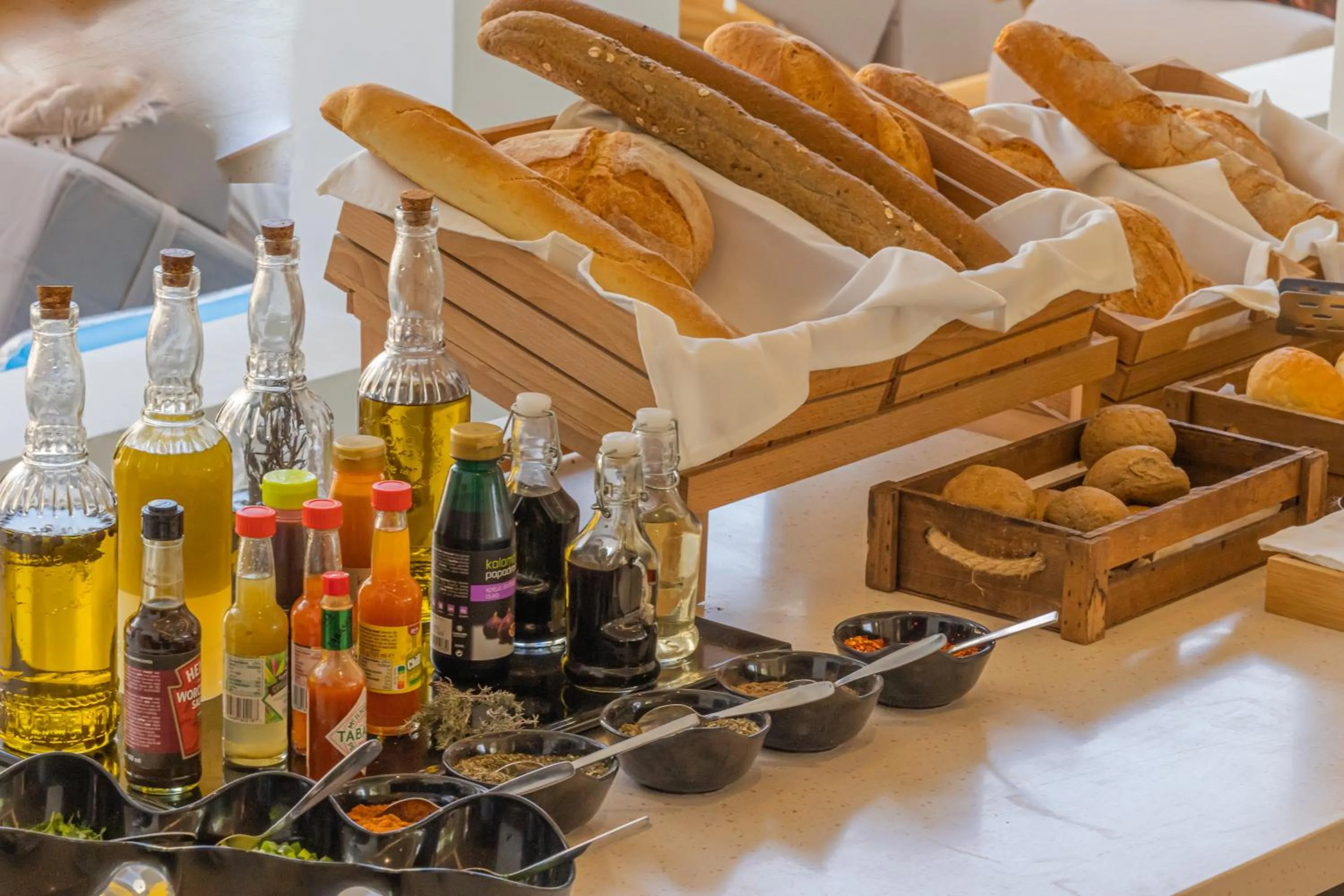 Food in Cabana Blu Hotel & Suites