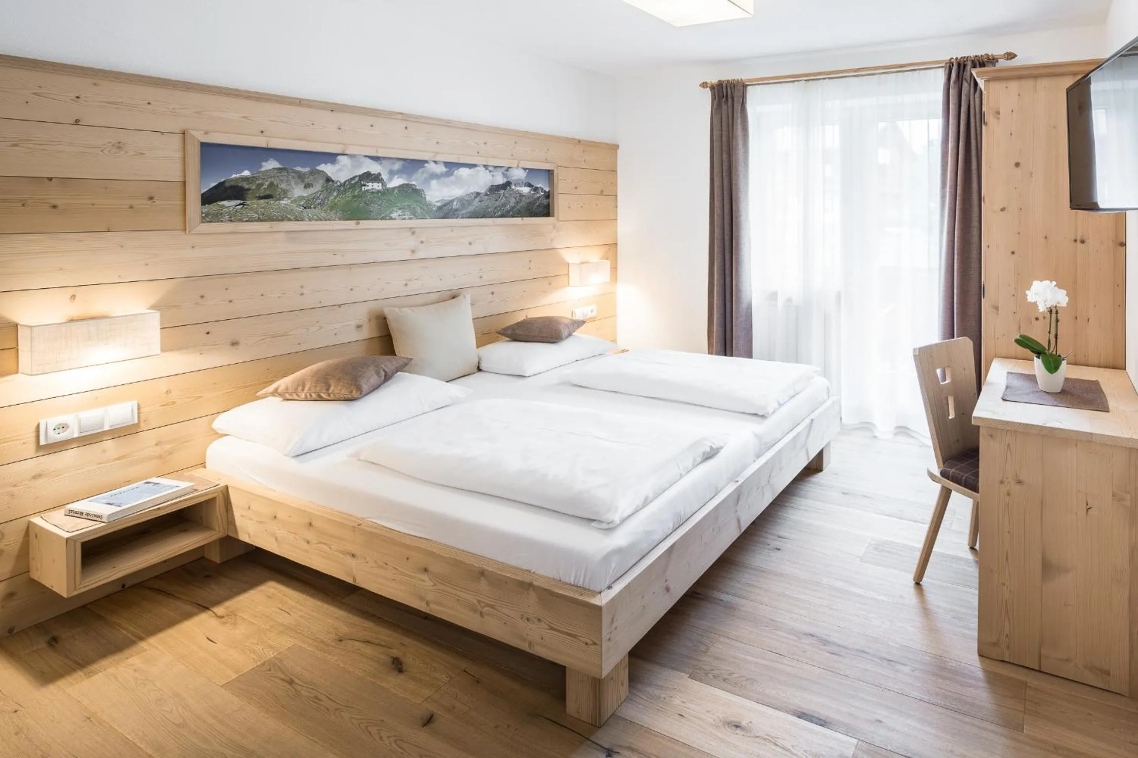 Bedroom, Bed in Residence Lärchwiese