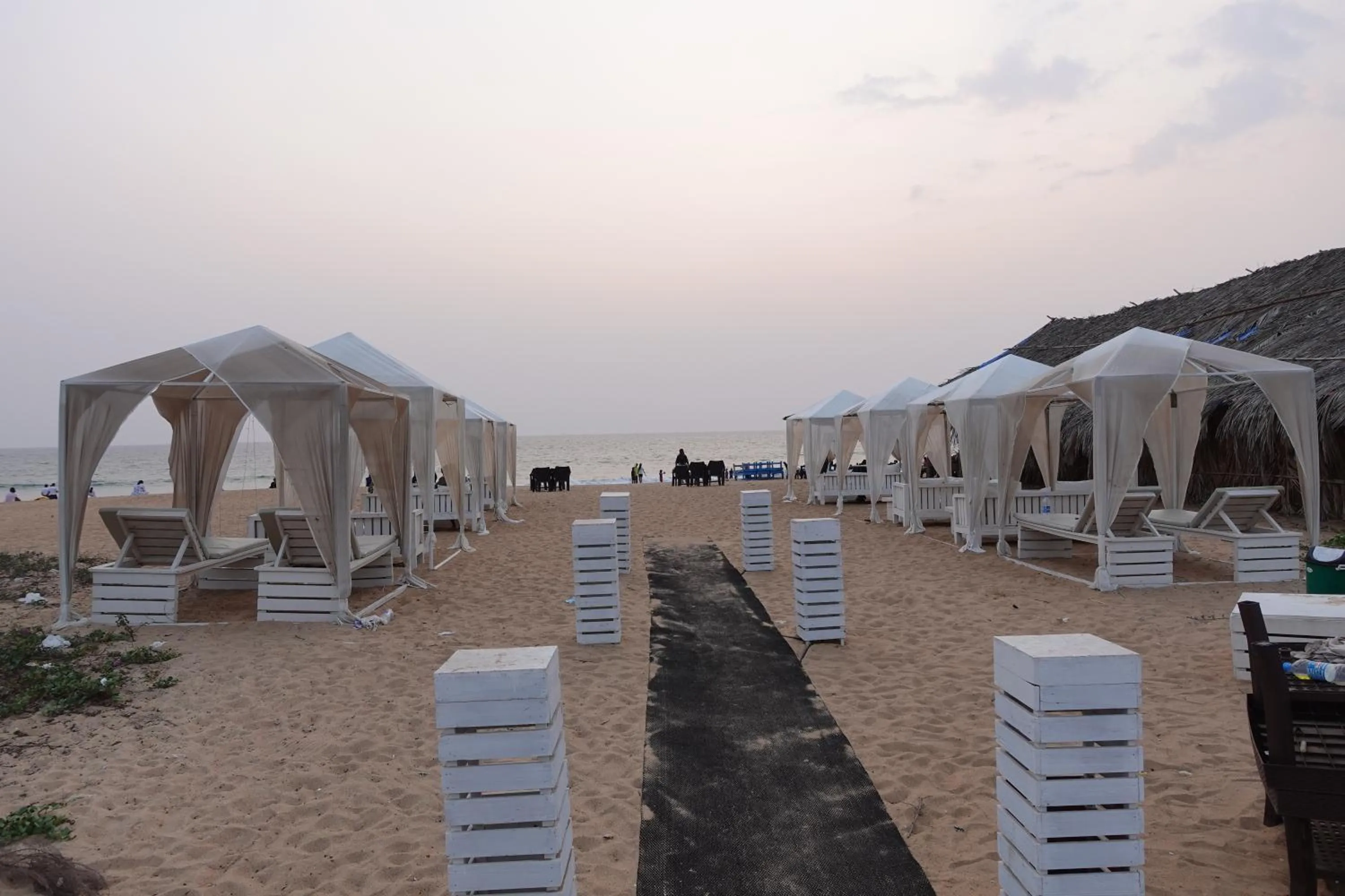 Beach in Lillywoods Zac Beach Resort, Calangute