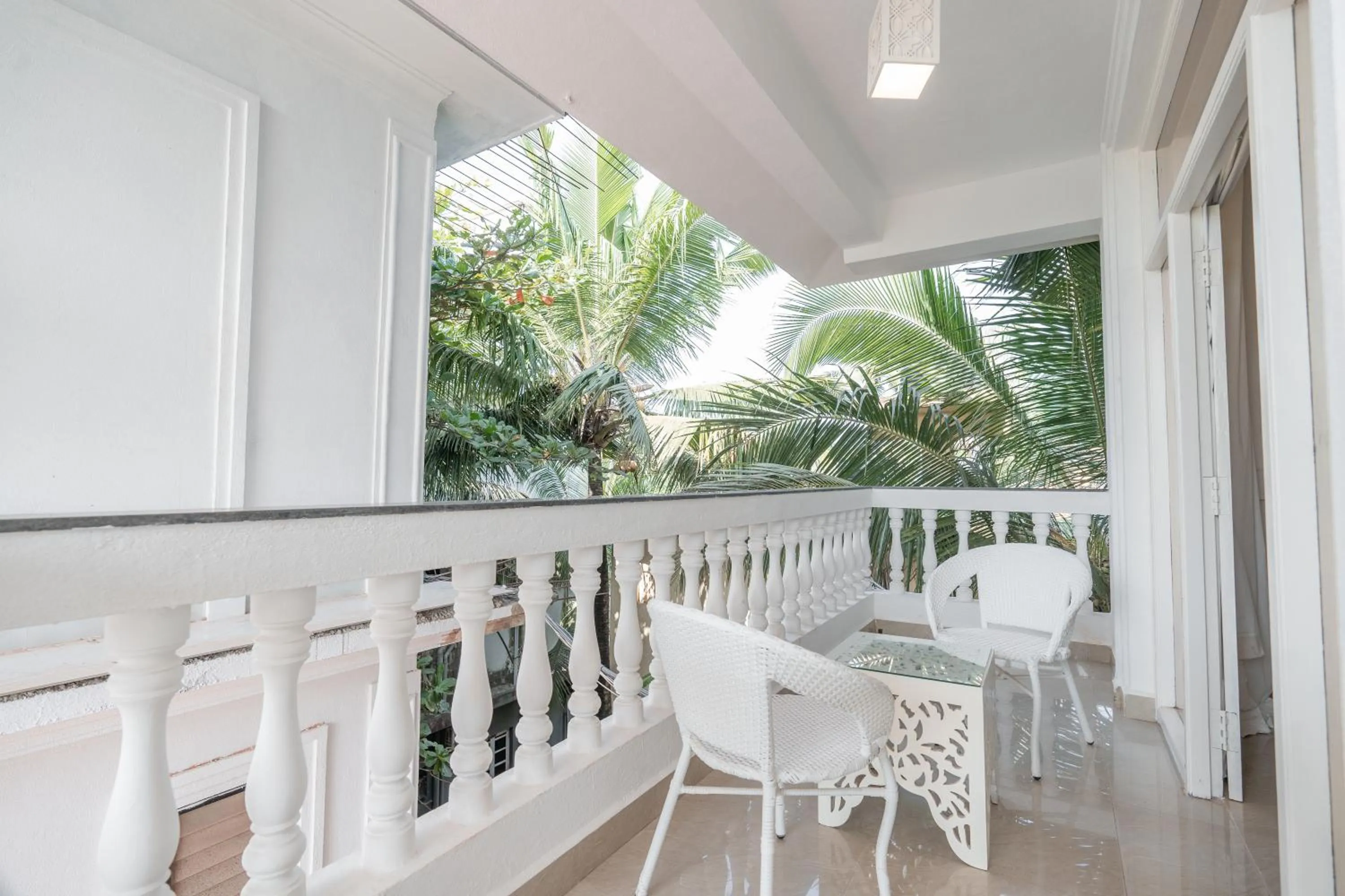 Balcony/Terrace in Lillywoods Zac Beach Resort, Calangute