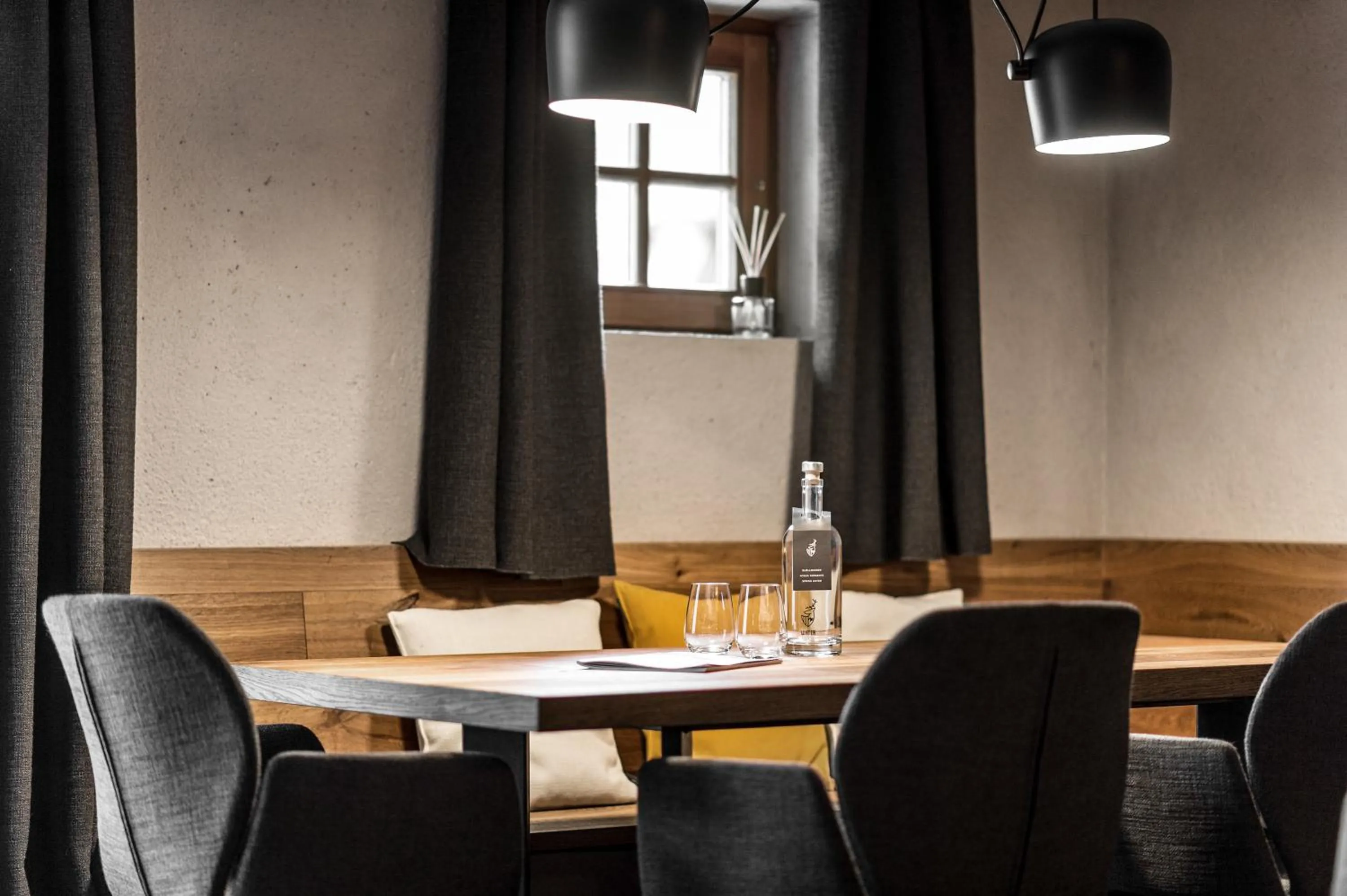 Seating area in Sportony Mountain Lodges