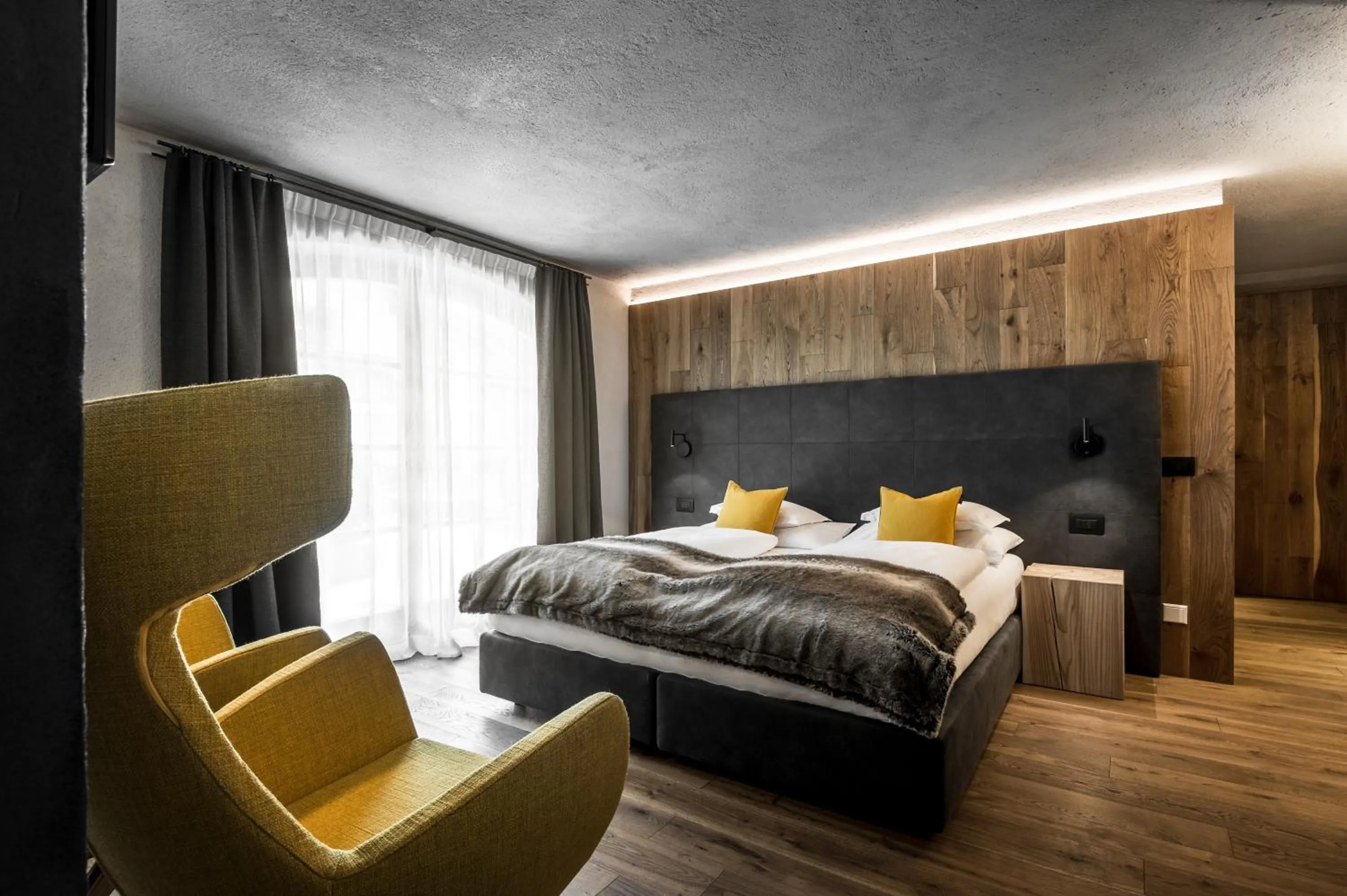 Bed in Sportony Mountain Lodges