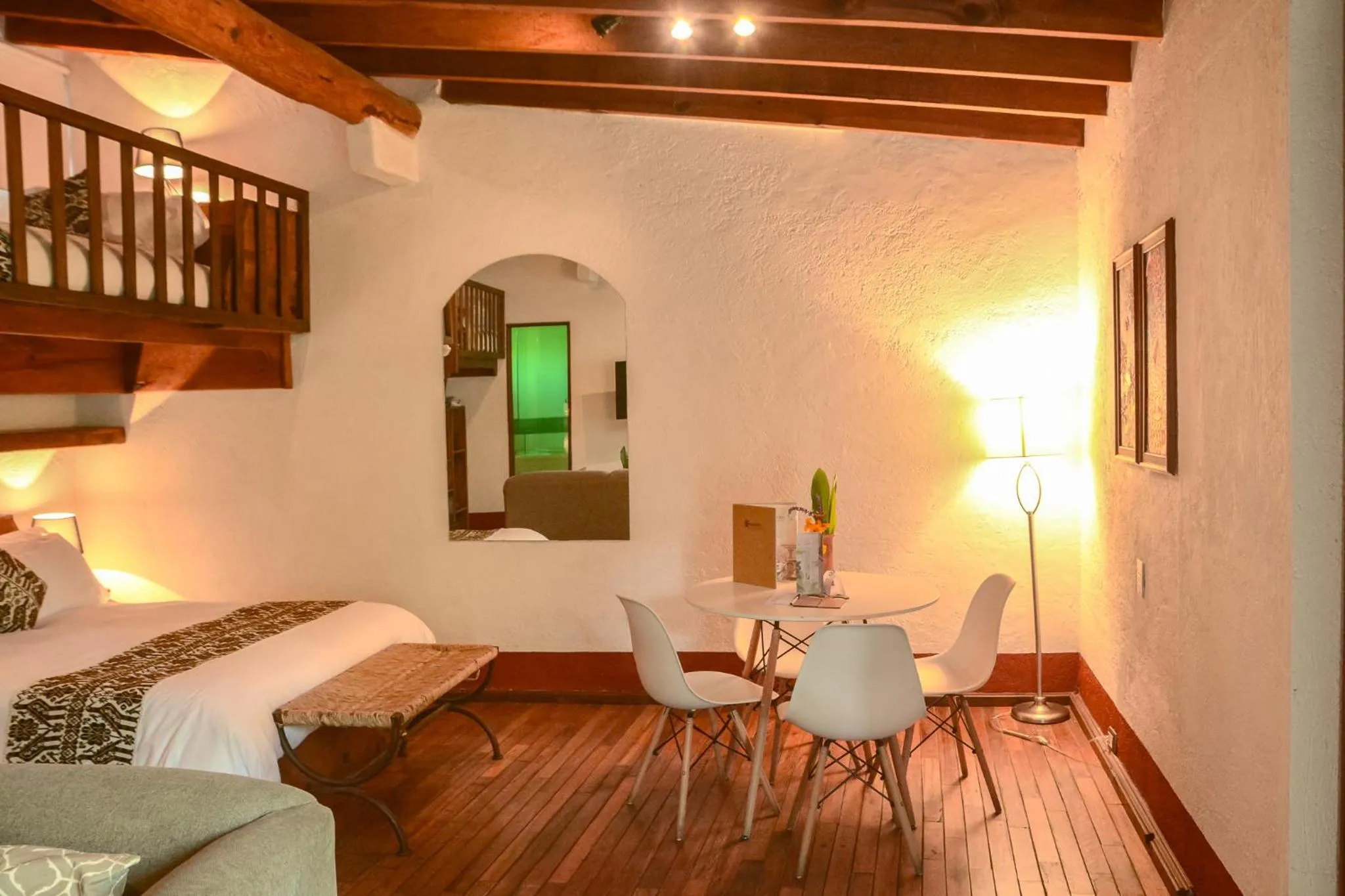 Bed in Mesón De Leyendas Breakfast & Downtown