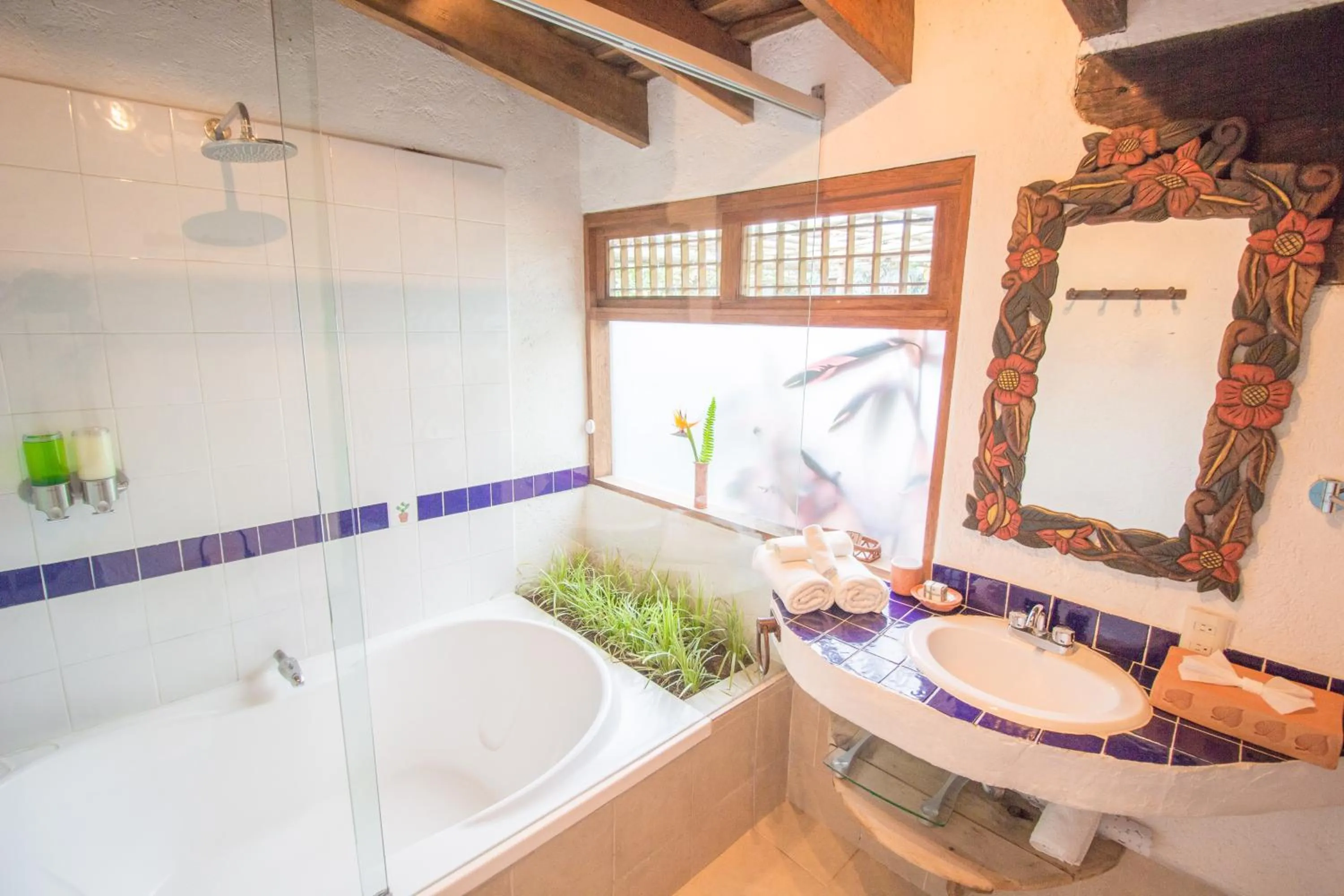 Shower in Mesón De Leyendas Breakfast & Downtown