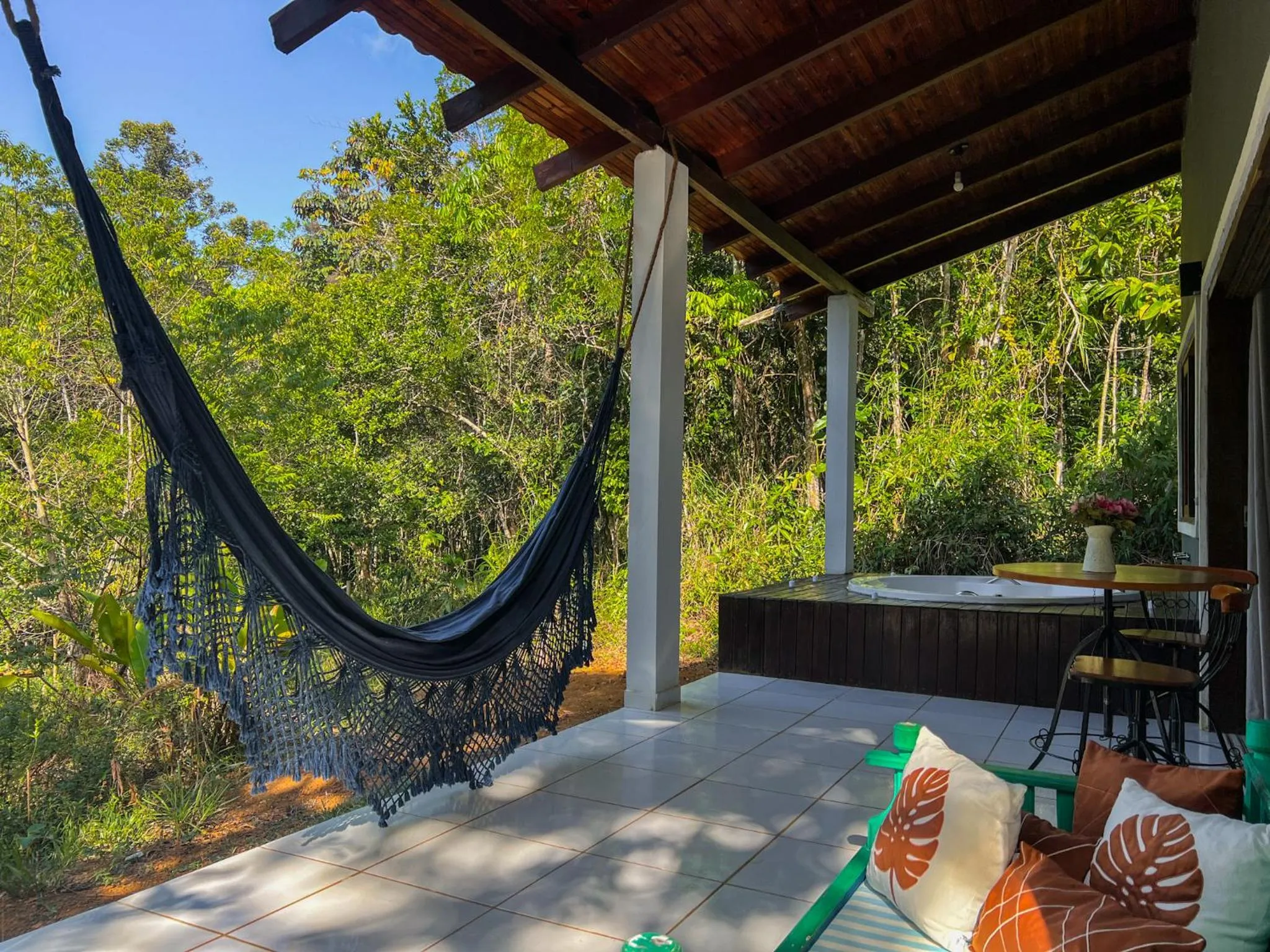 Balcony/Terrace in Chalés Pura Vida